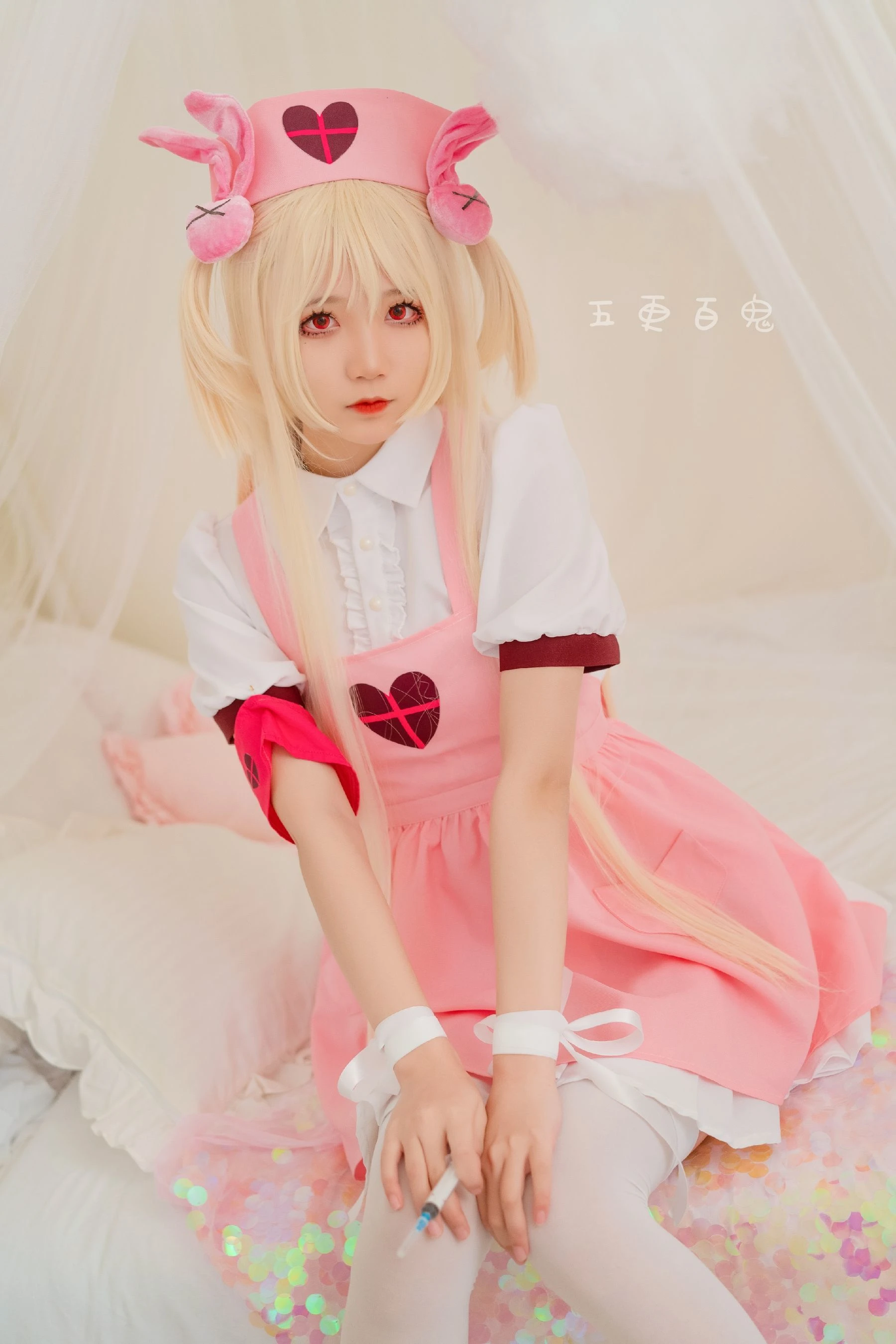 清纯少女五更百鬼 过膝袜插图3