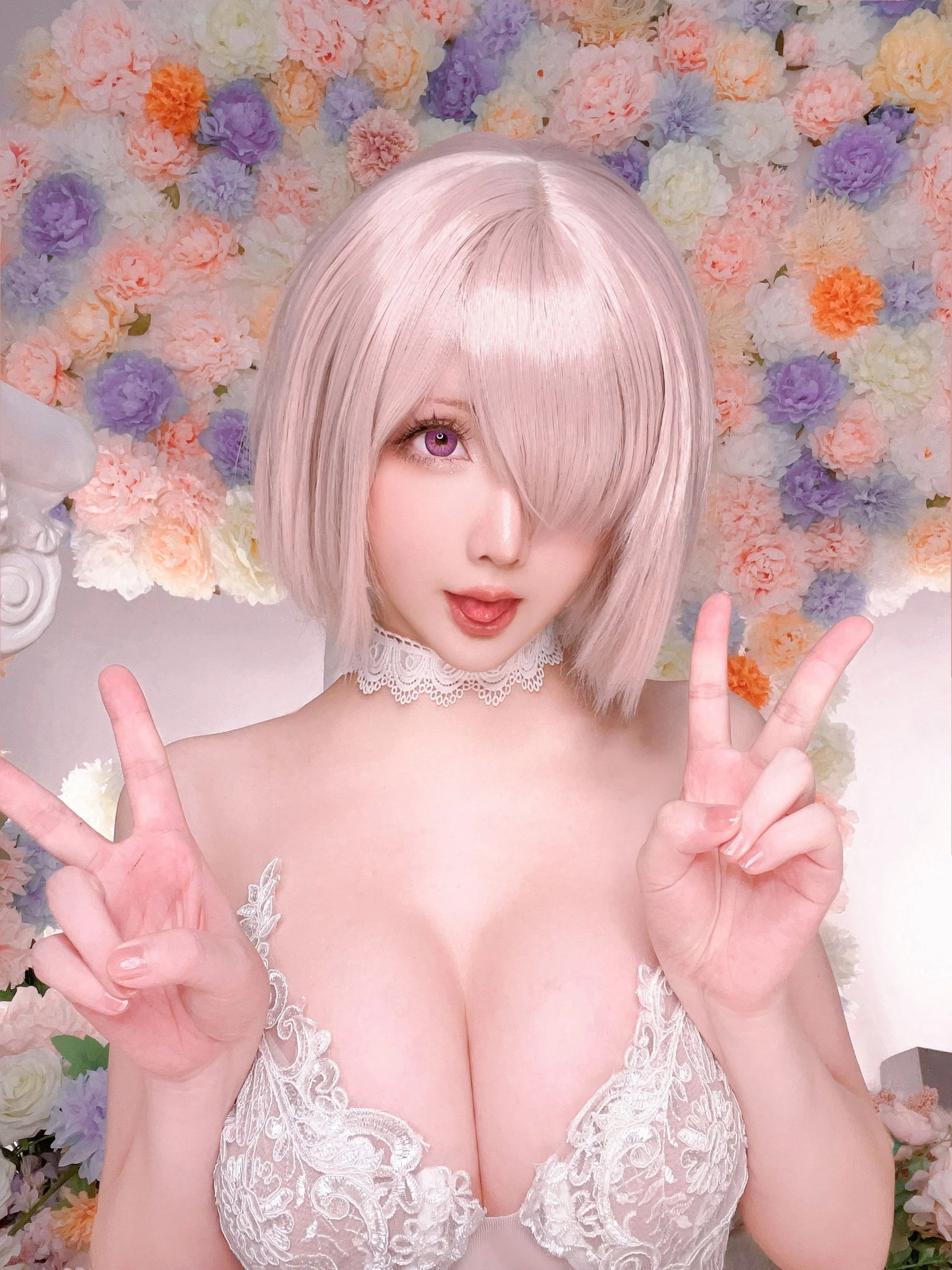 Coser小姐姐星之迟迟 – 玛修婚纱 [78P]插图1