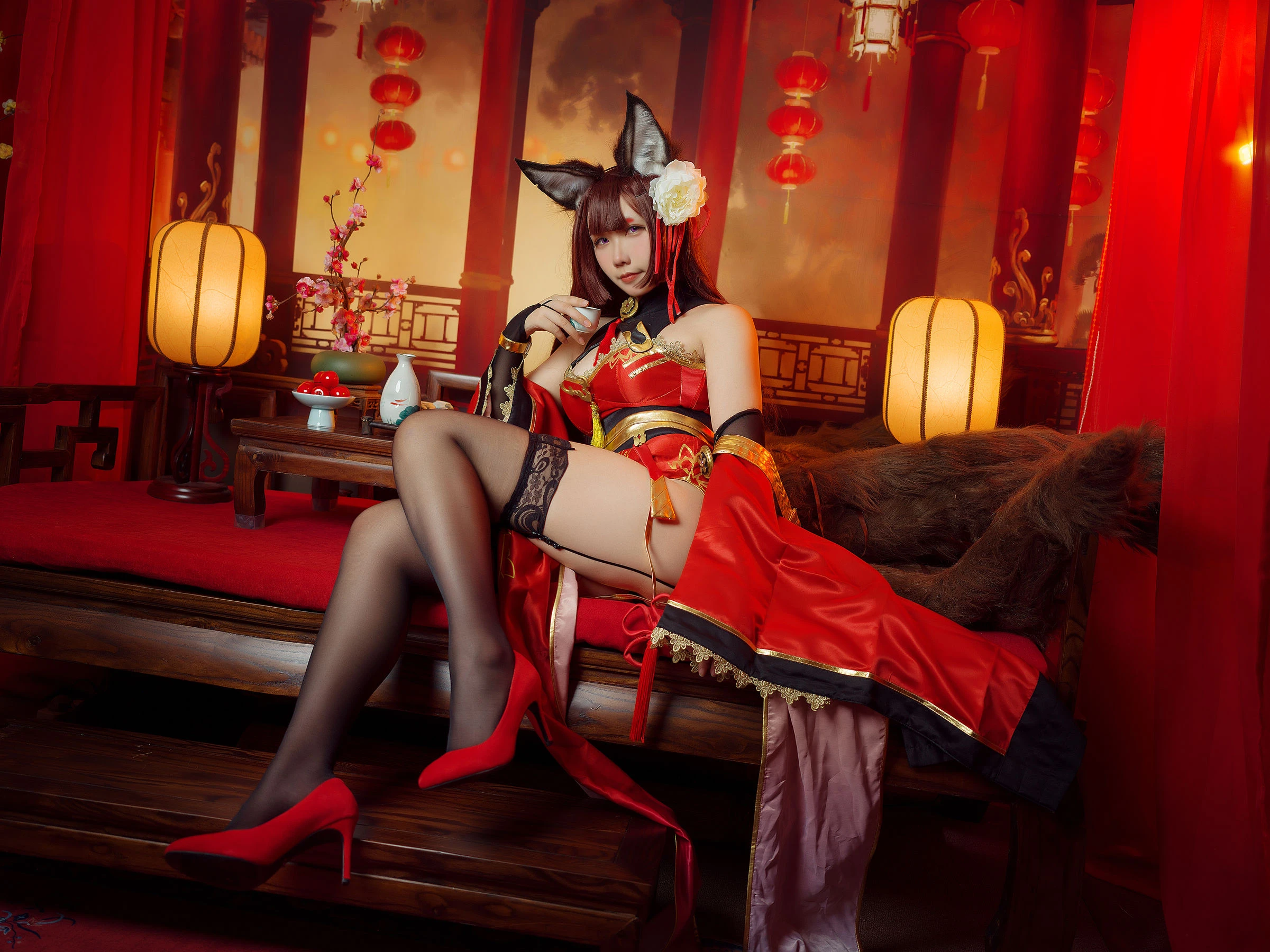 麻花麻花酱 – 天城旗袍插图1