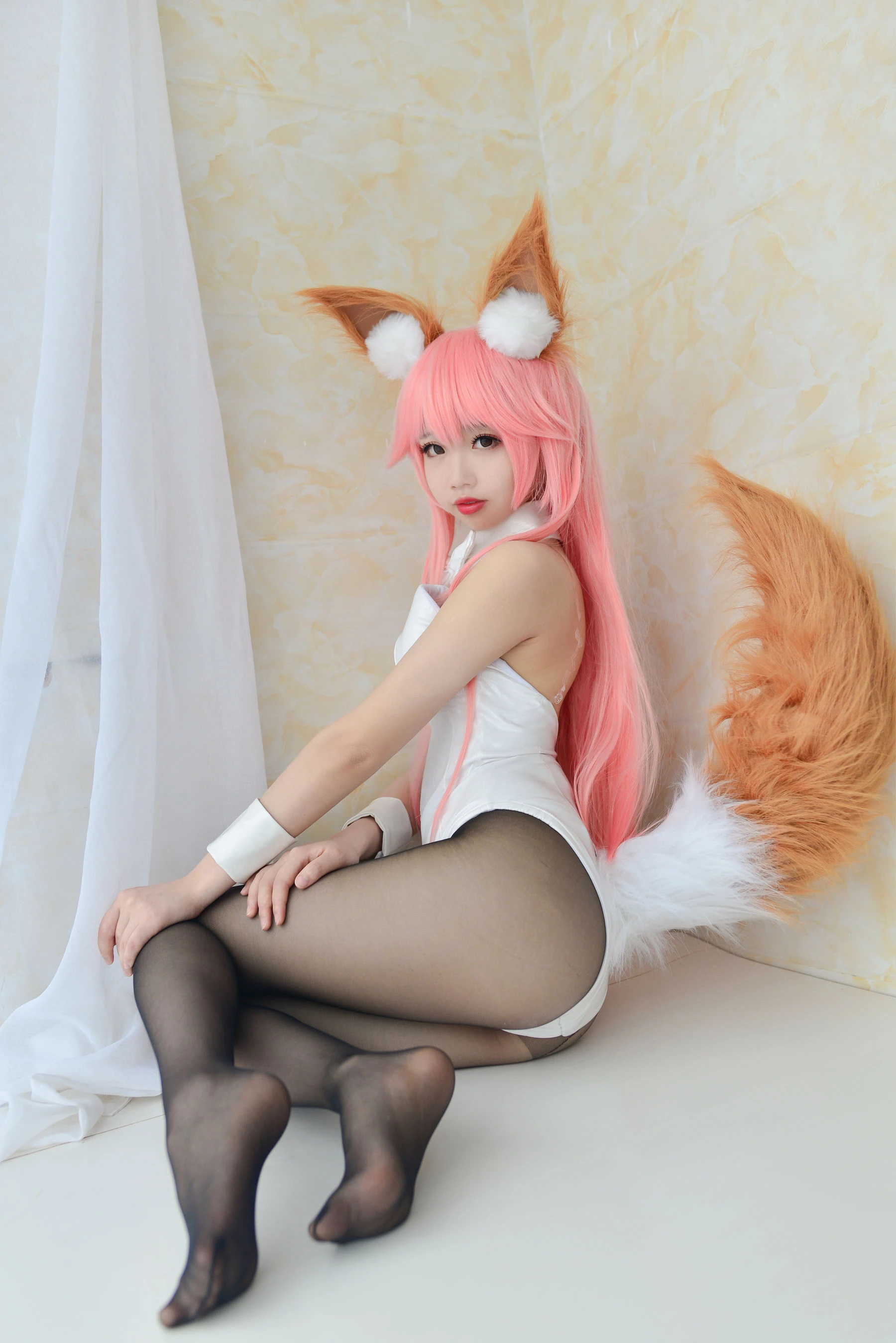 Cos小姐姐雪琪 玉藻前兔女郎插图3