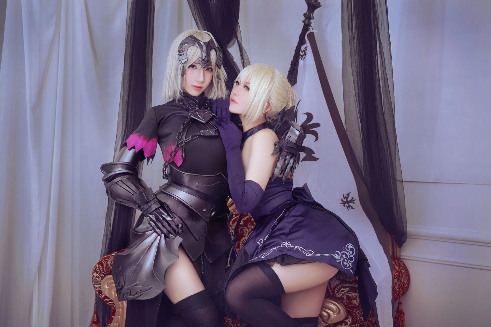 半半子&索索sophia – 黑贞1插图6