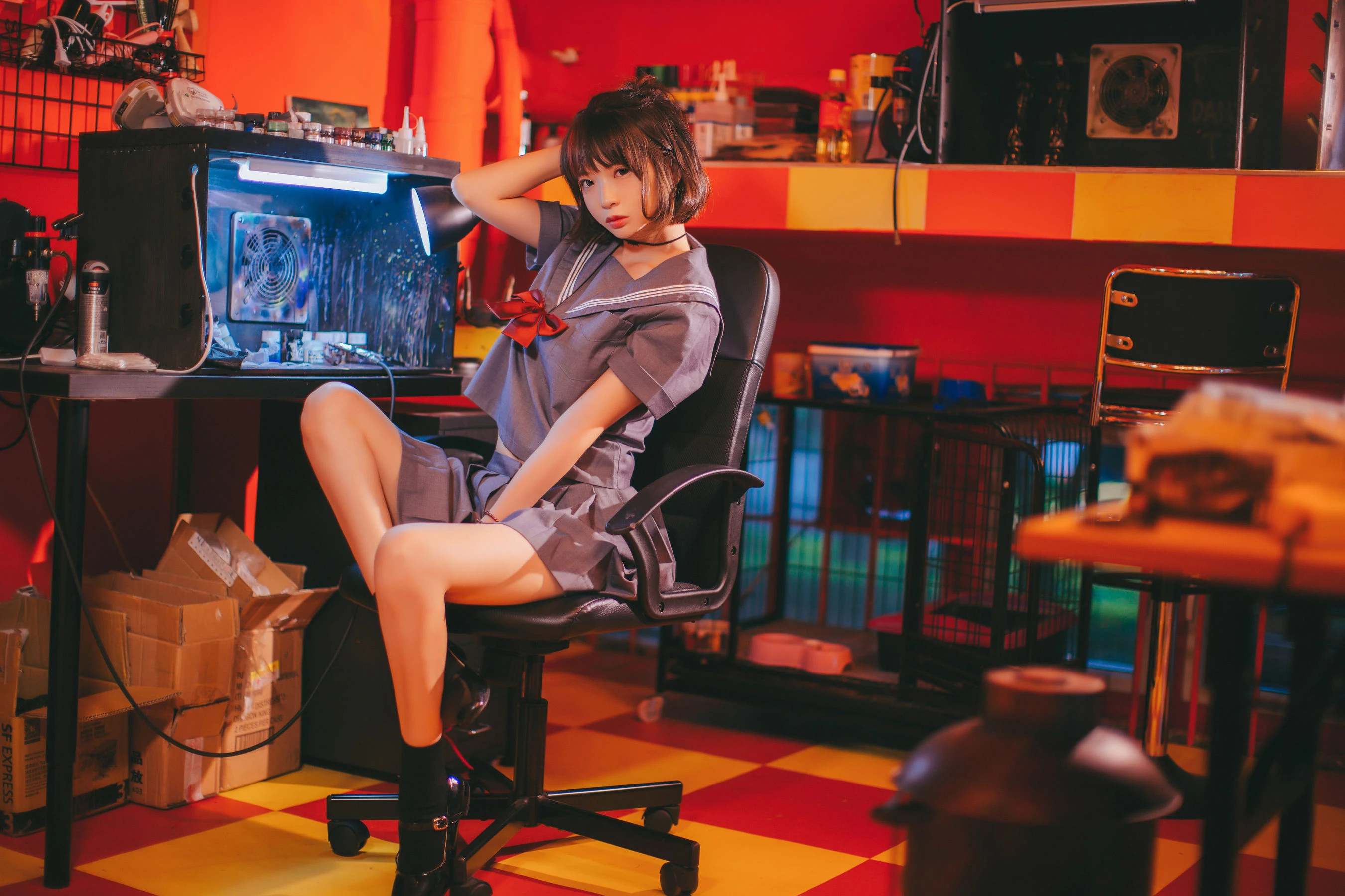 疯猫ss《被囚禁的少女》插图7