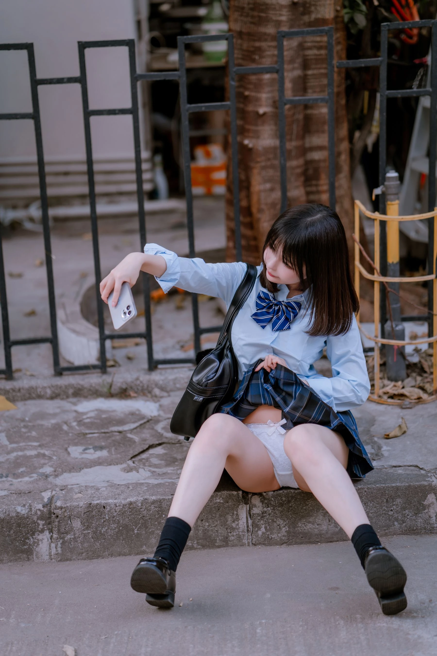 桜井宁宁 – JK之居家 [66P]插图5