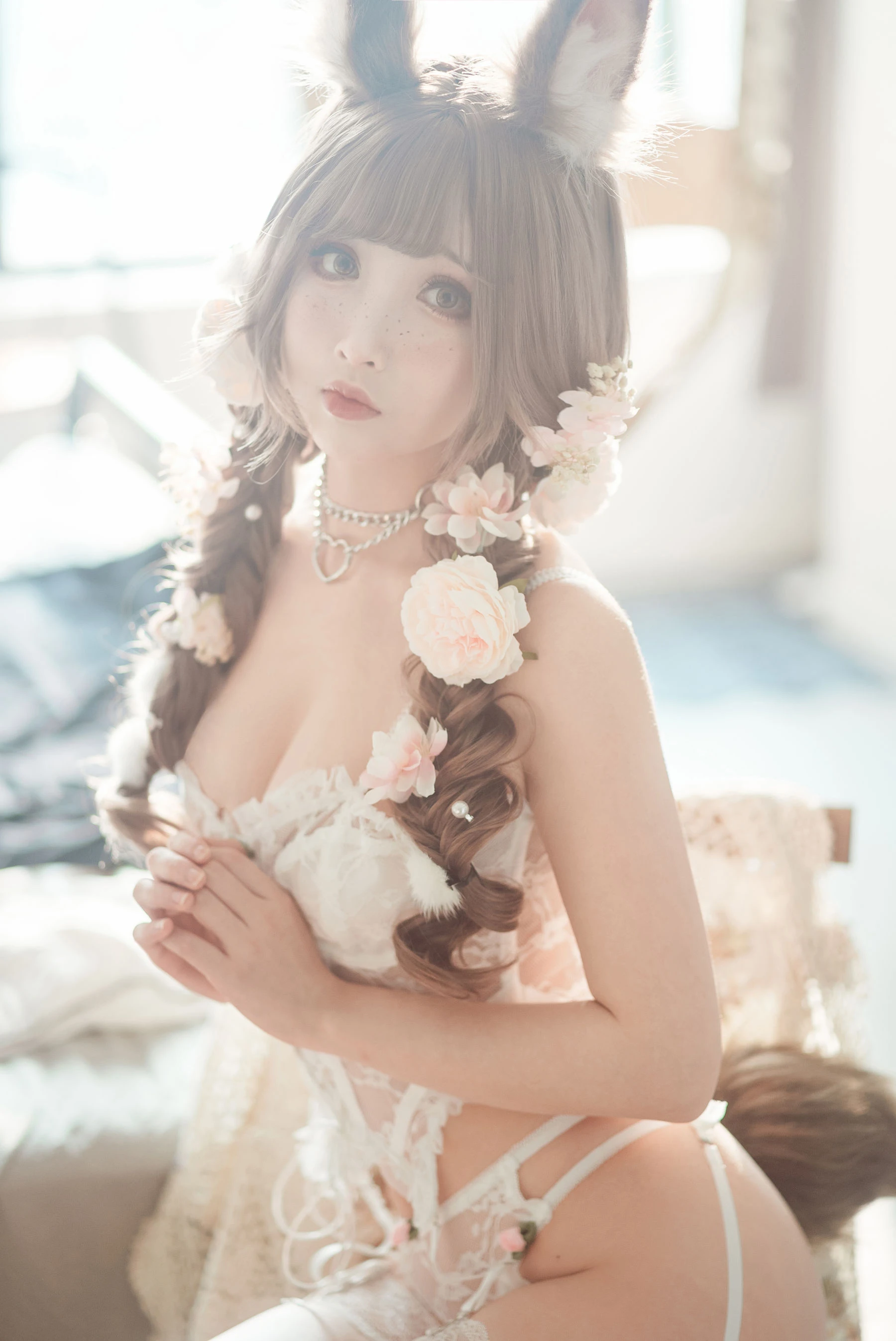 COS福利rioko凉凉子 – 花涧兔 [35P]插图1
