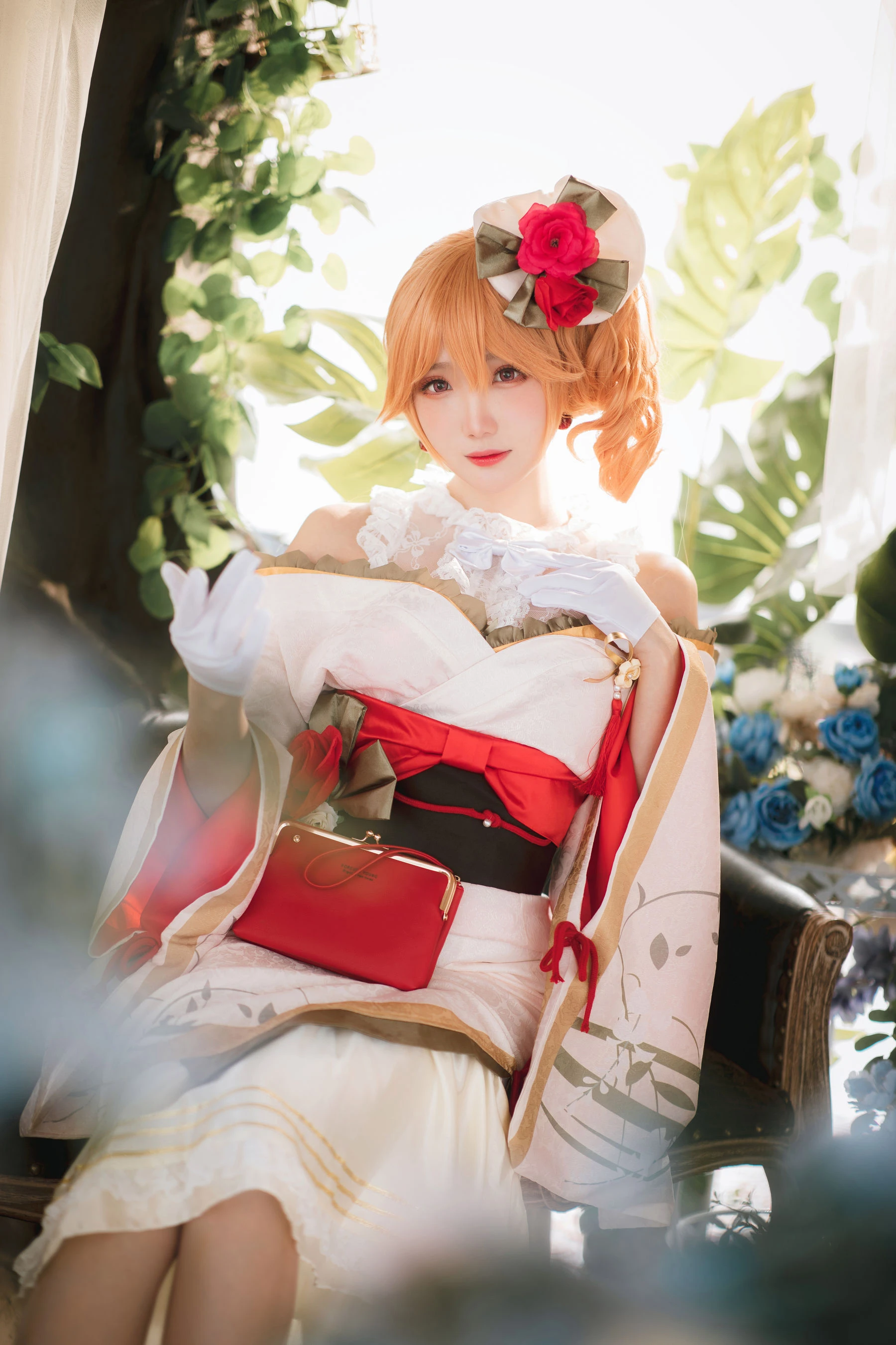 Coser瓜希酱福利 – 碧蓝航线 黎塞留和服插图3
