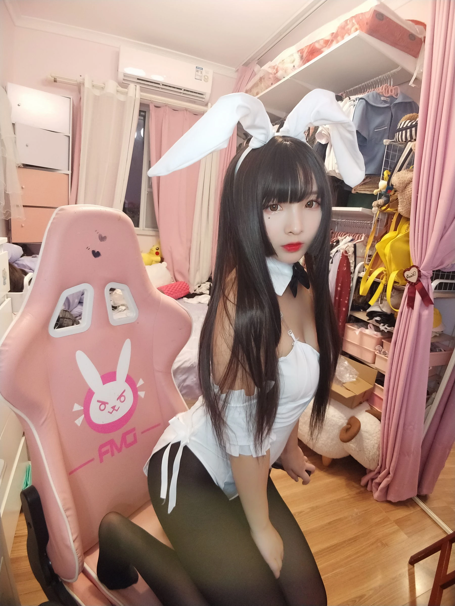 二次元美女古川kagura 黑丝兔女郎插图7