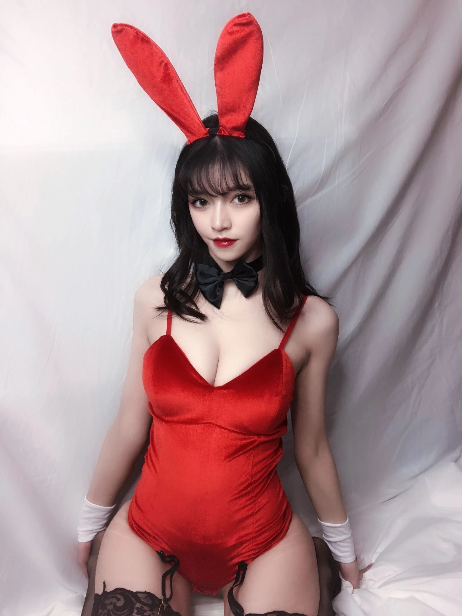銘銘Kizami 红丝绒兔女郎插图7