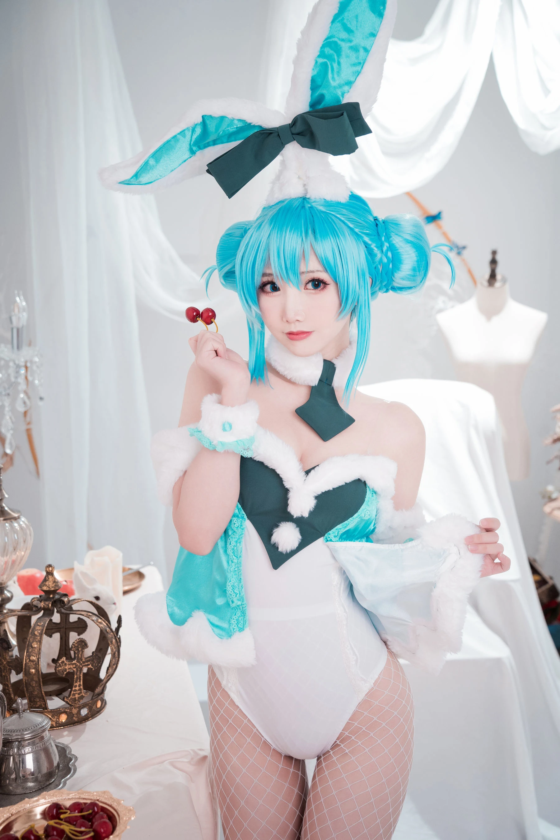 可爱人气Coser面饼仙儿 – 初音兔女郎 [17P]插图5