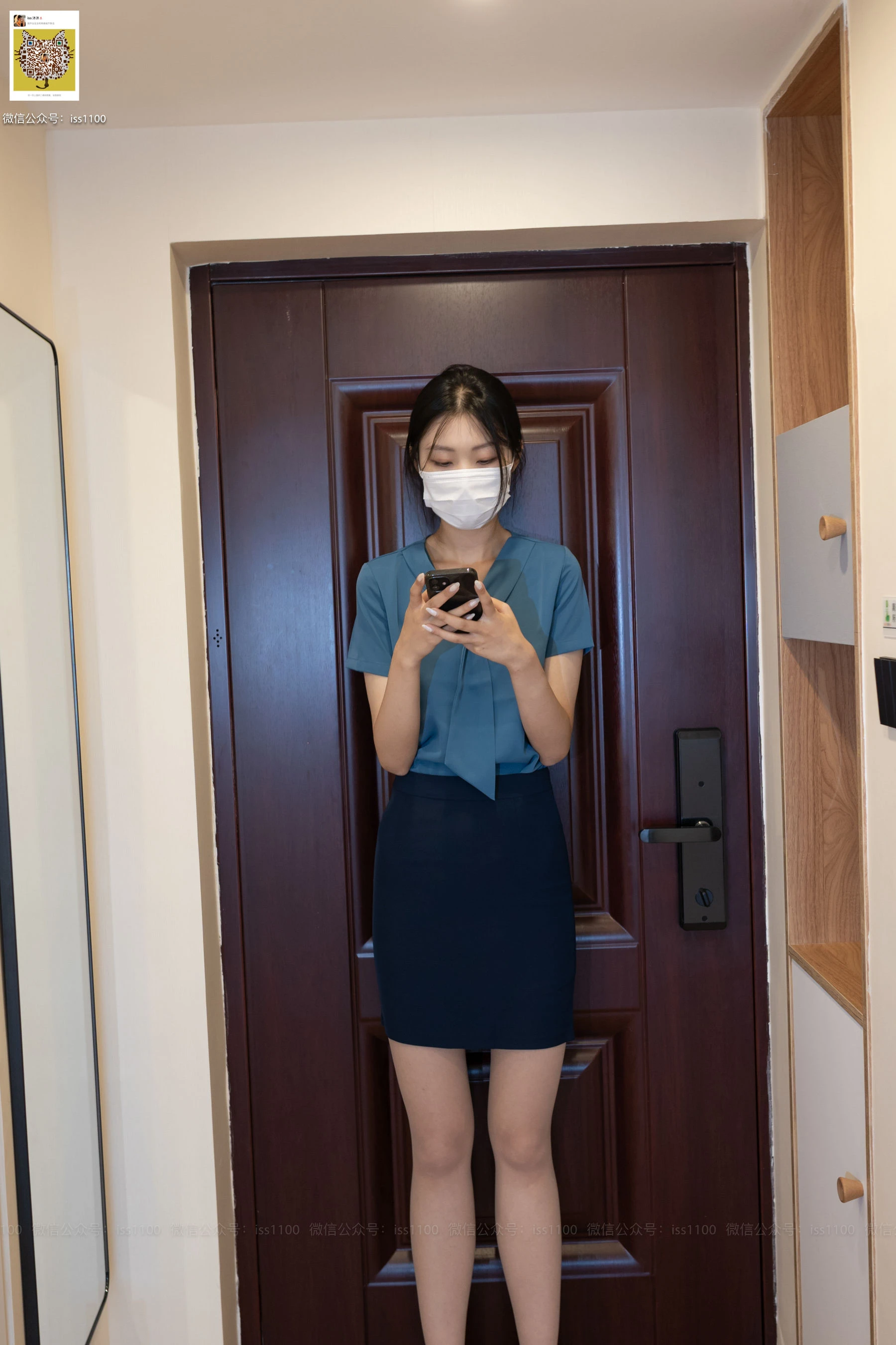 [ISS尤好物系列] 美晗 蓝正装 [109P]高清在线免费欣赏–微密图社-微密图社