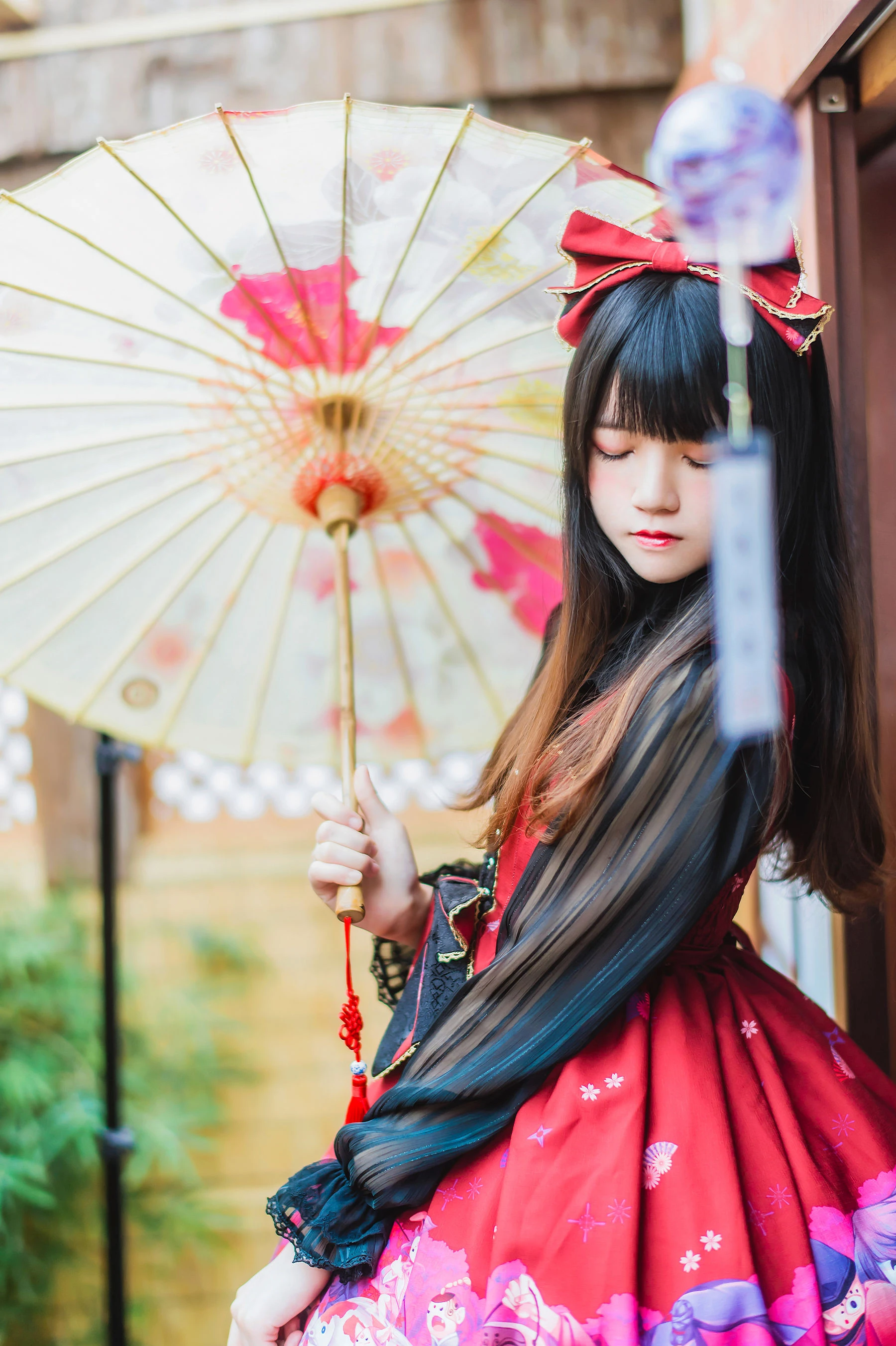 桜桃喵《和风lolita》插图4