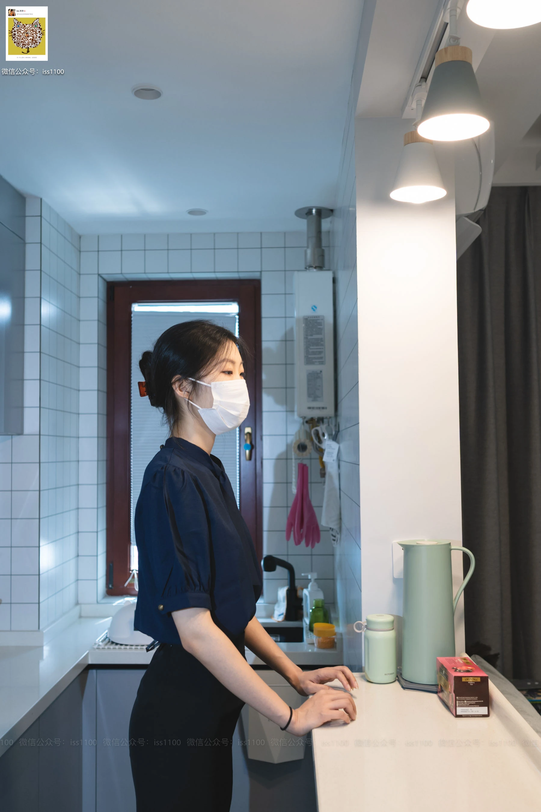 [ISS系列] 美晗 蓝色衬衫高清在线免费欣赏–微密图社-微密图社