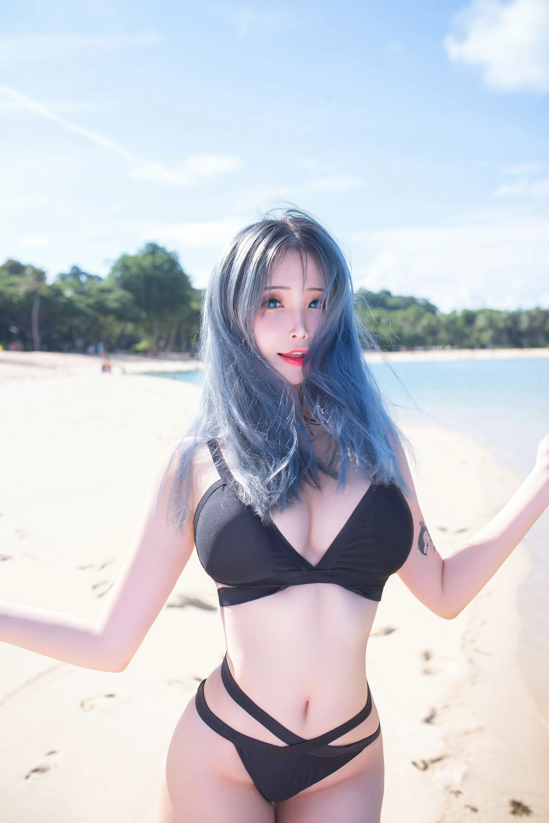 花リリ(Plant Lily) – Beach lily [40P]高清在线免费欣赏–微密图社-微密图社