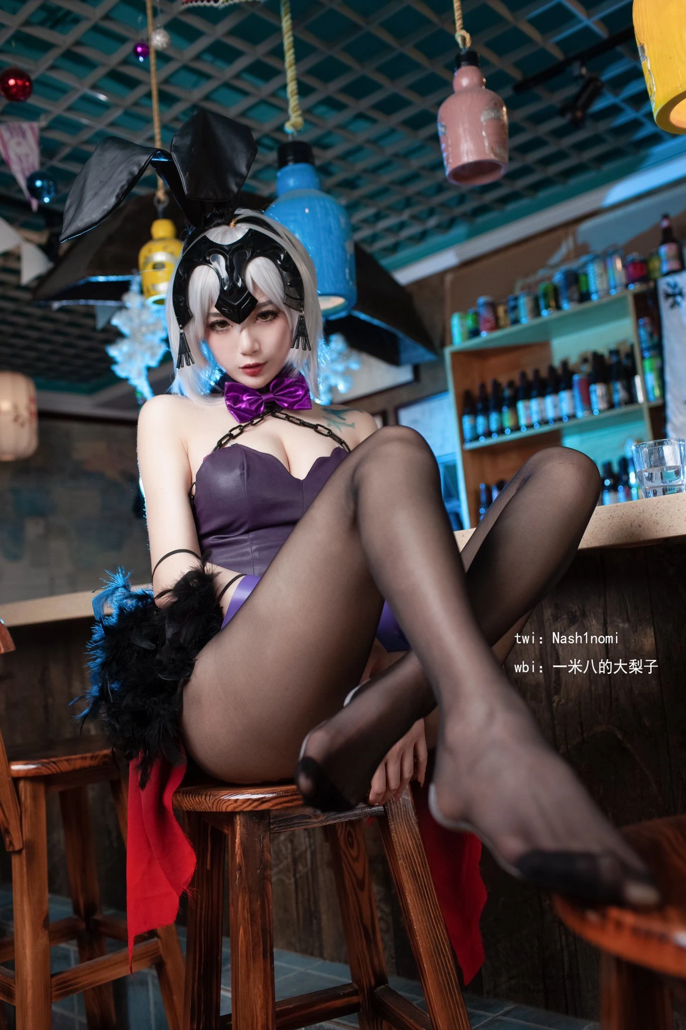 一米八的大梨子 – 黑贞兔女郎插图4