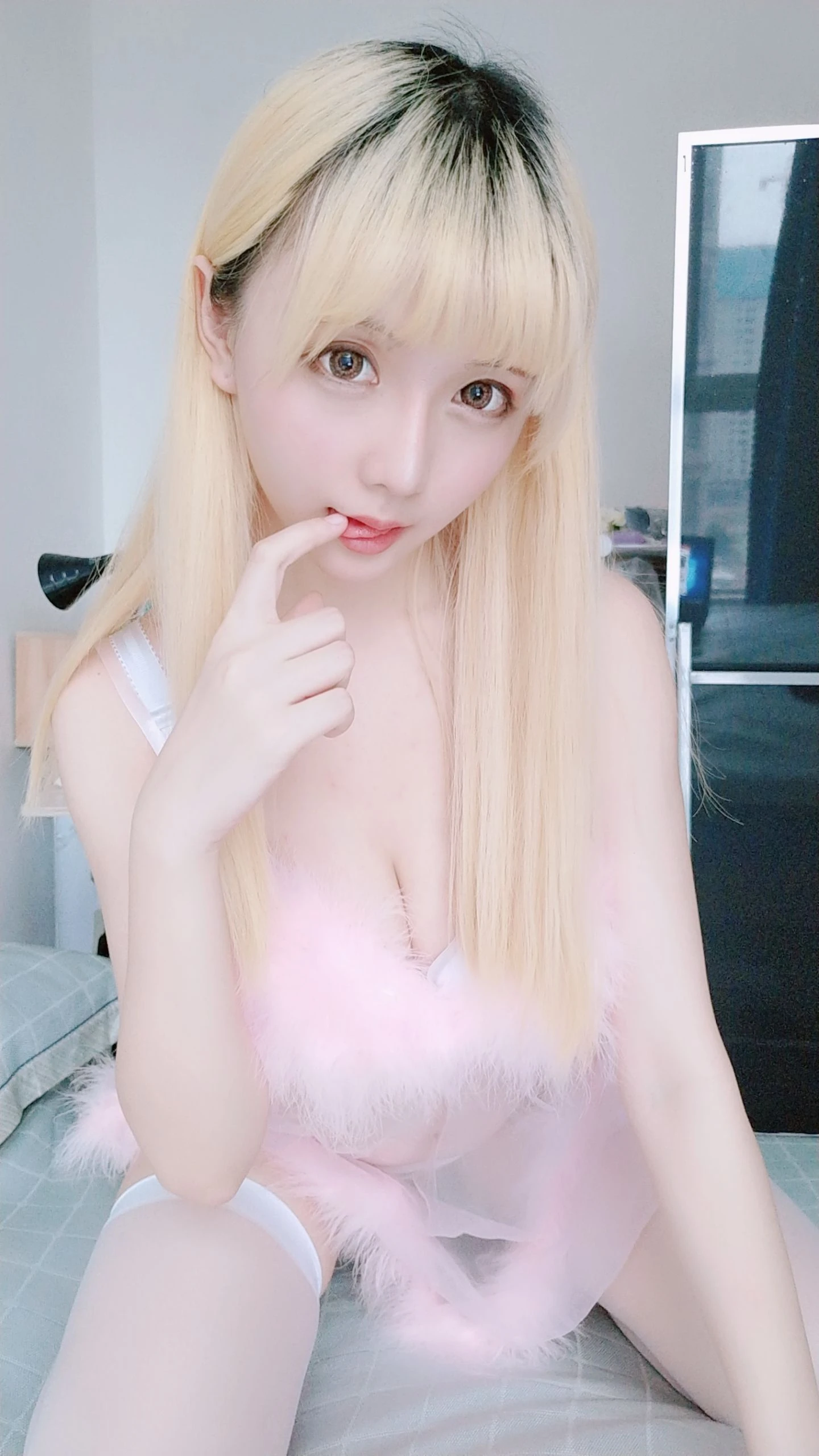 Coser小姐姐星之迟迟 粉红睡衣插图1