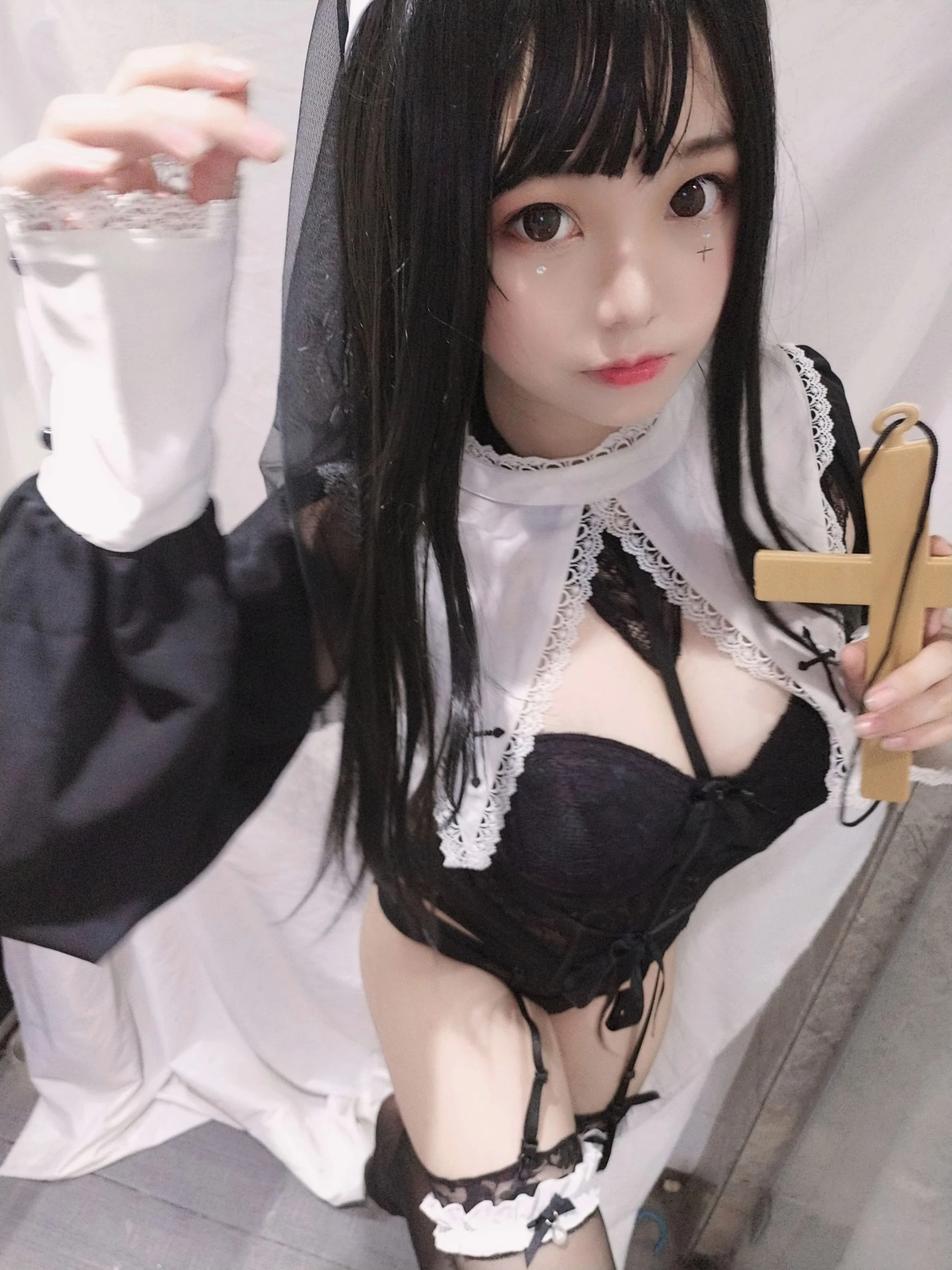 萌系小姐姐蜜汁猫裘 – 修女插图5
