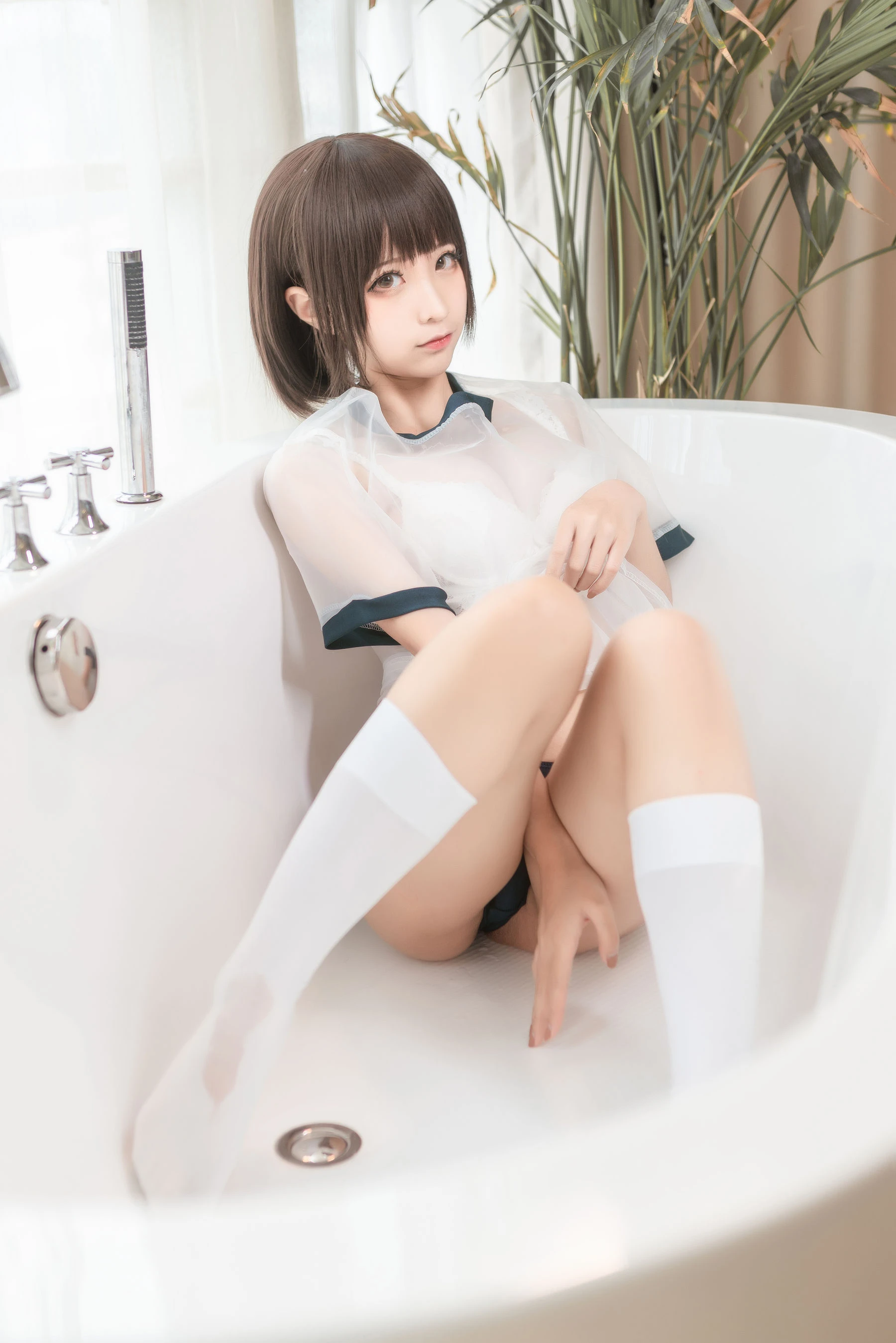 动漫博主蠢沫沫 – 透明体操服 [40P]插图6