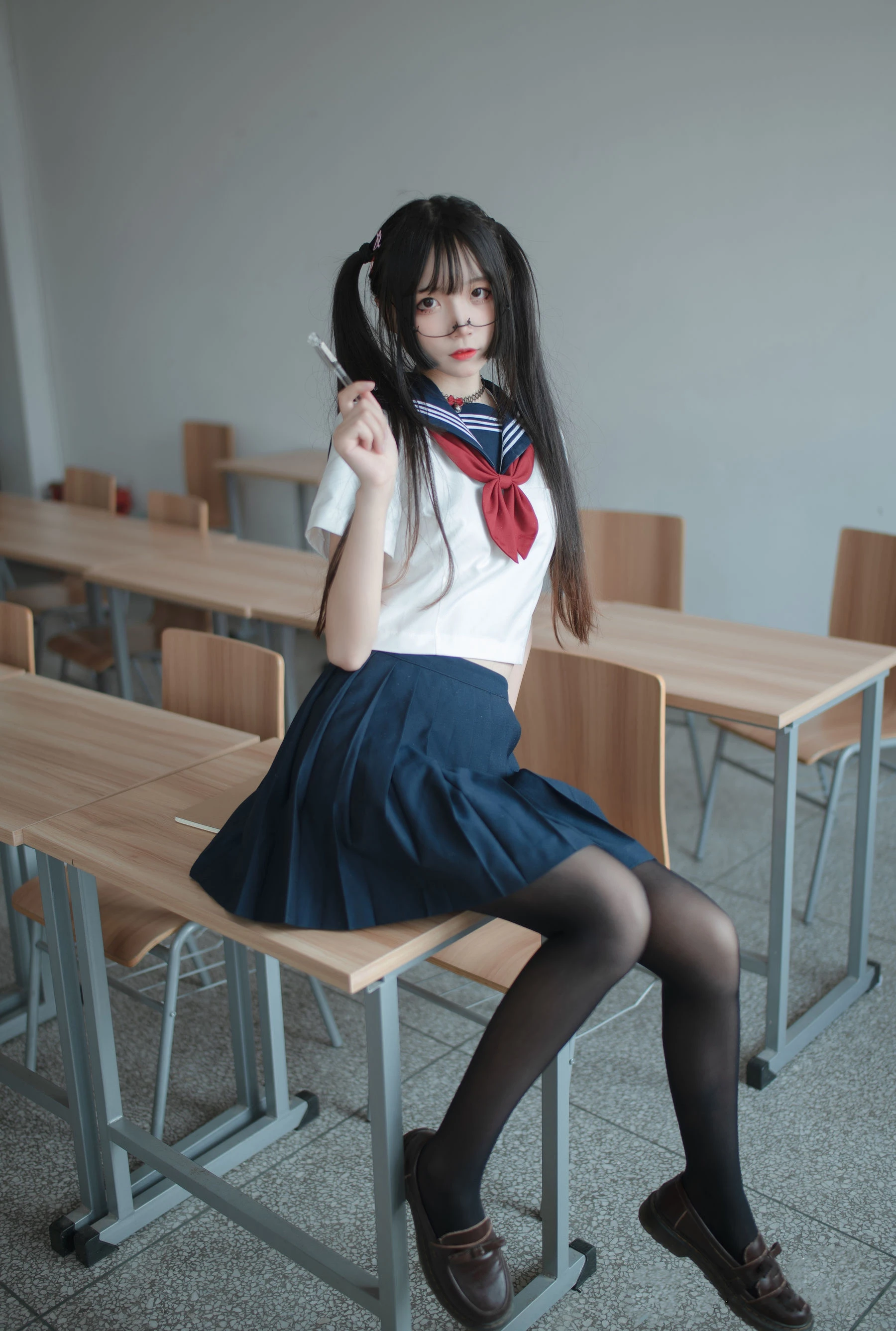 清纯少女五更百鬼 – 要一起学习吗插图3