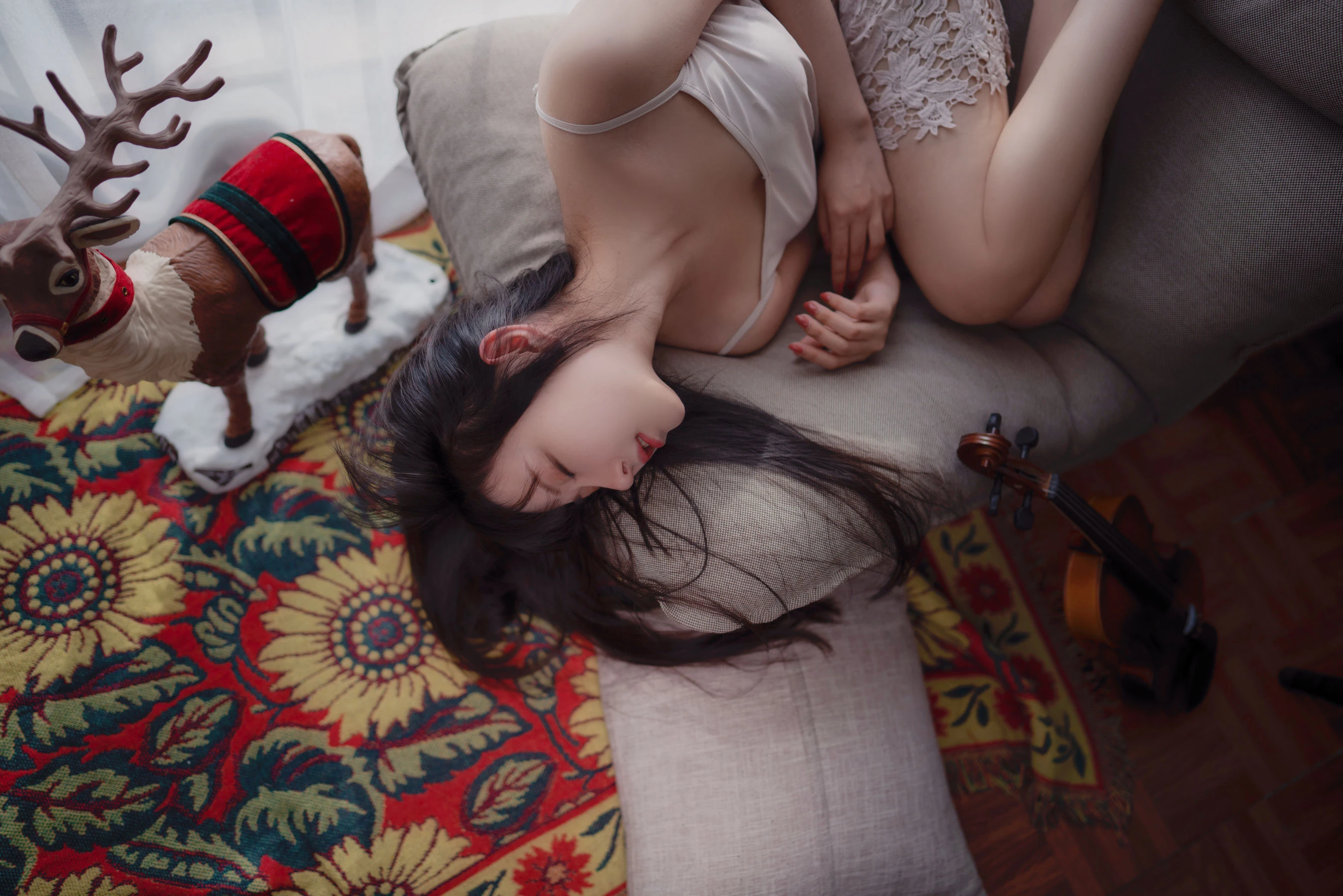 Shika小鹿鹿 – 长发姑娘 [18P]插图4