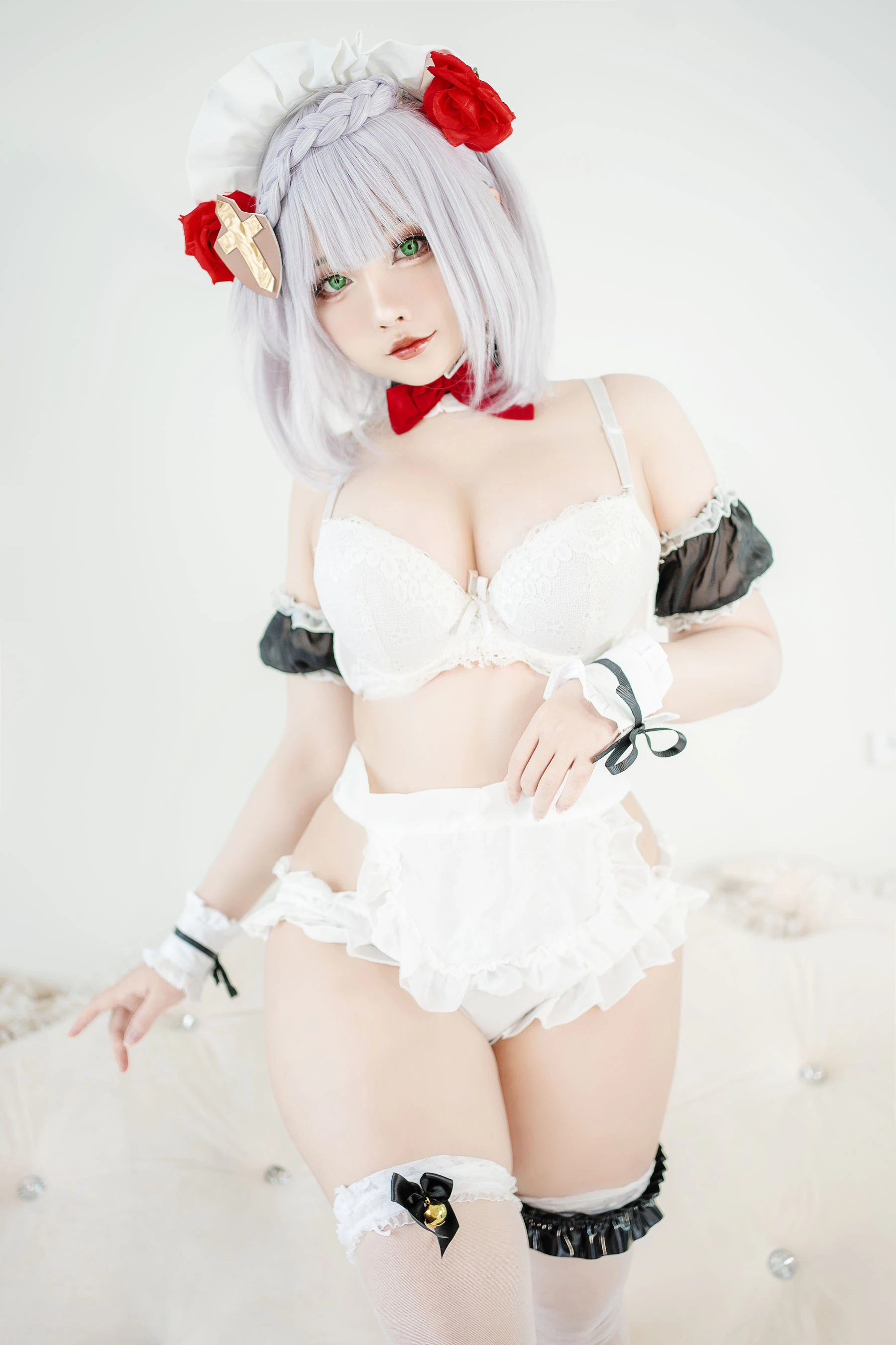 Sayo Momo – Genshin Impact Noelle Maid [10P]插图5
