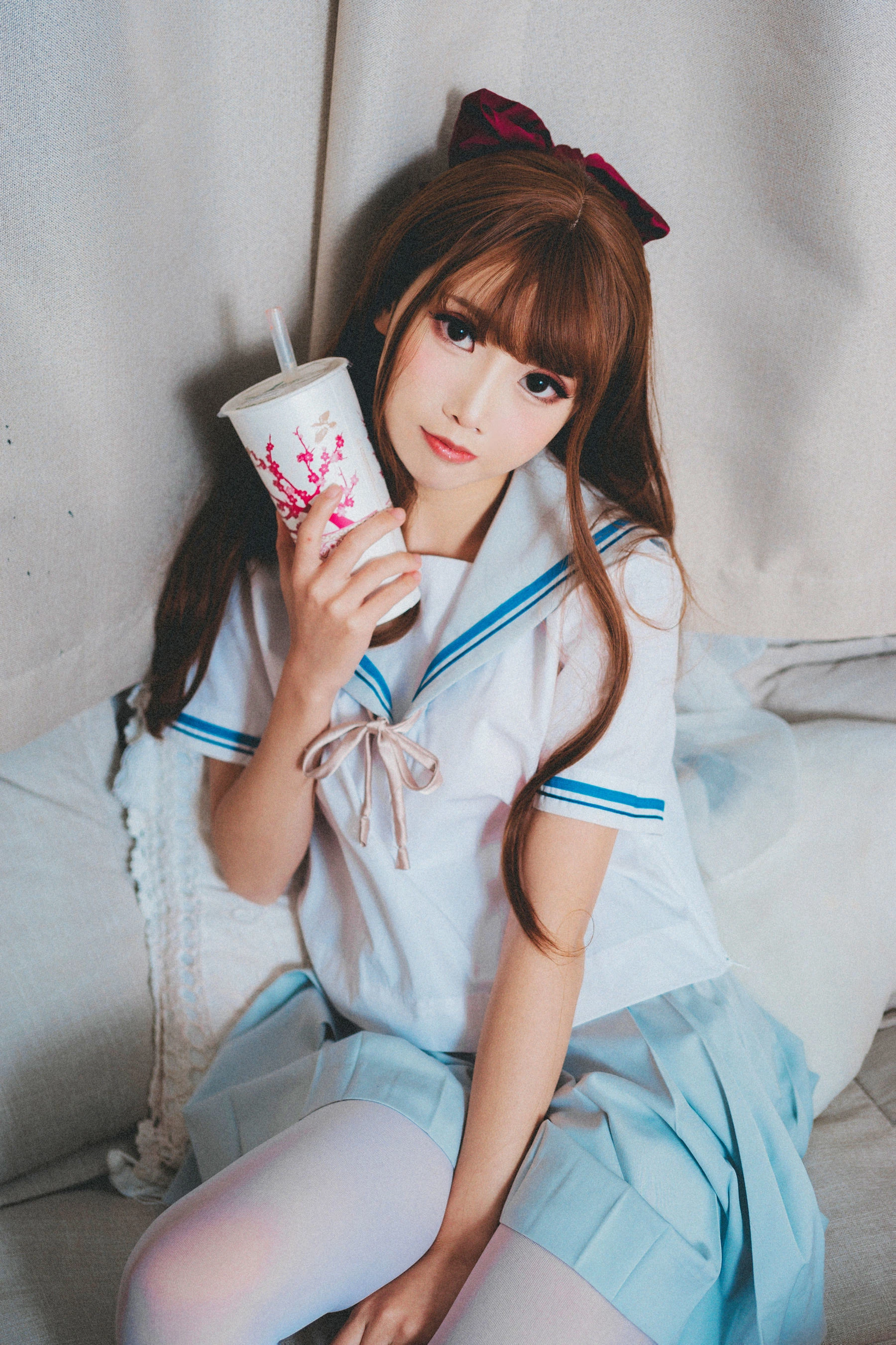 [萝莉COS] 面饼仙儿 – JK秀 [16P]高清在线免费欣赏–微密图社-微密图社
