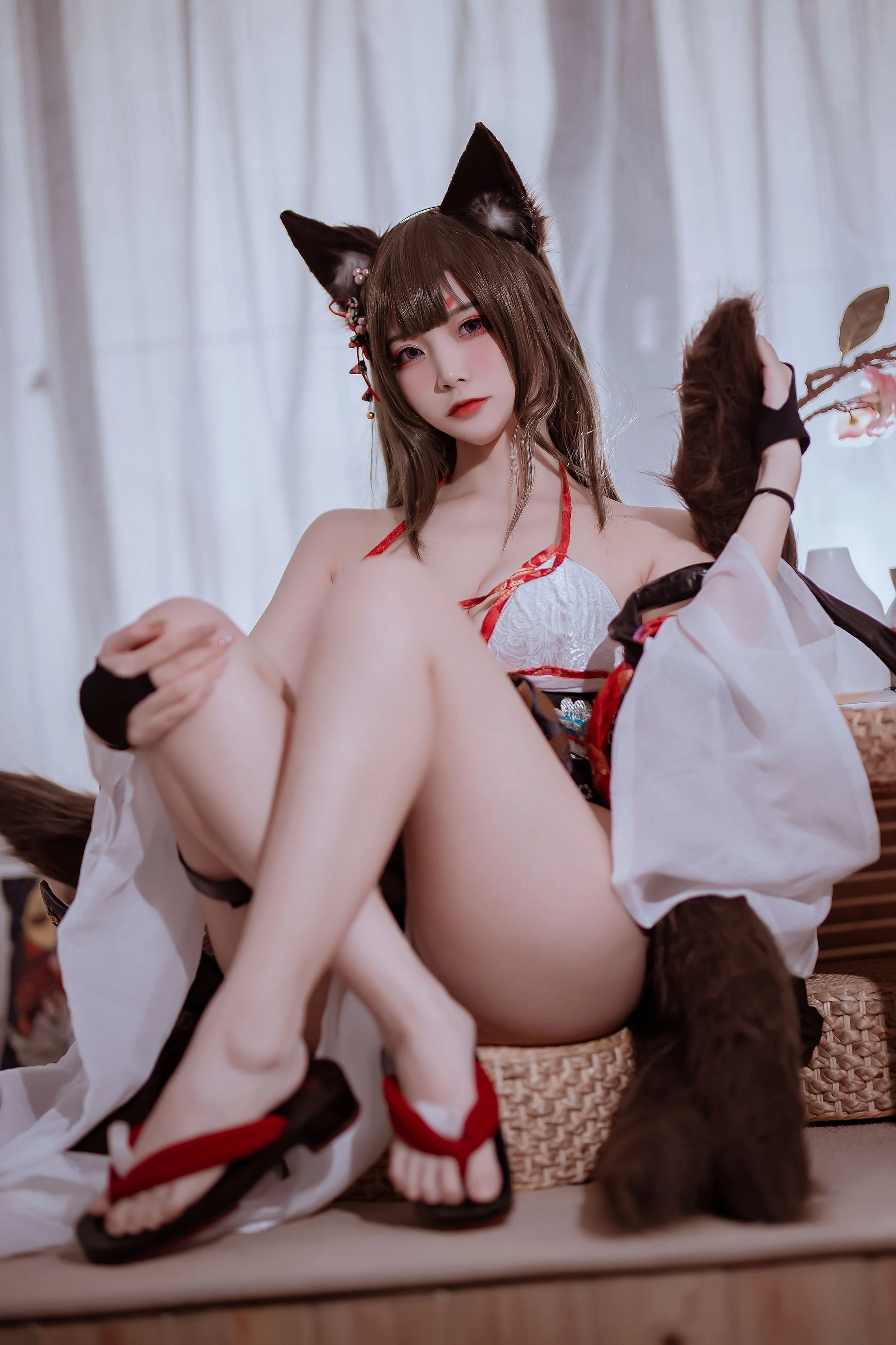 人气Coser二佐Nisa – 碧蓝 天城泳装 [16P]插图5