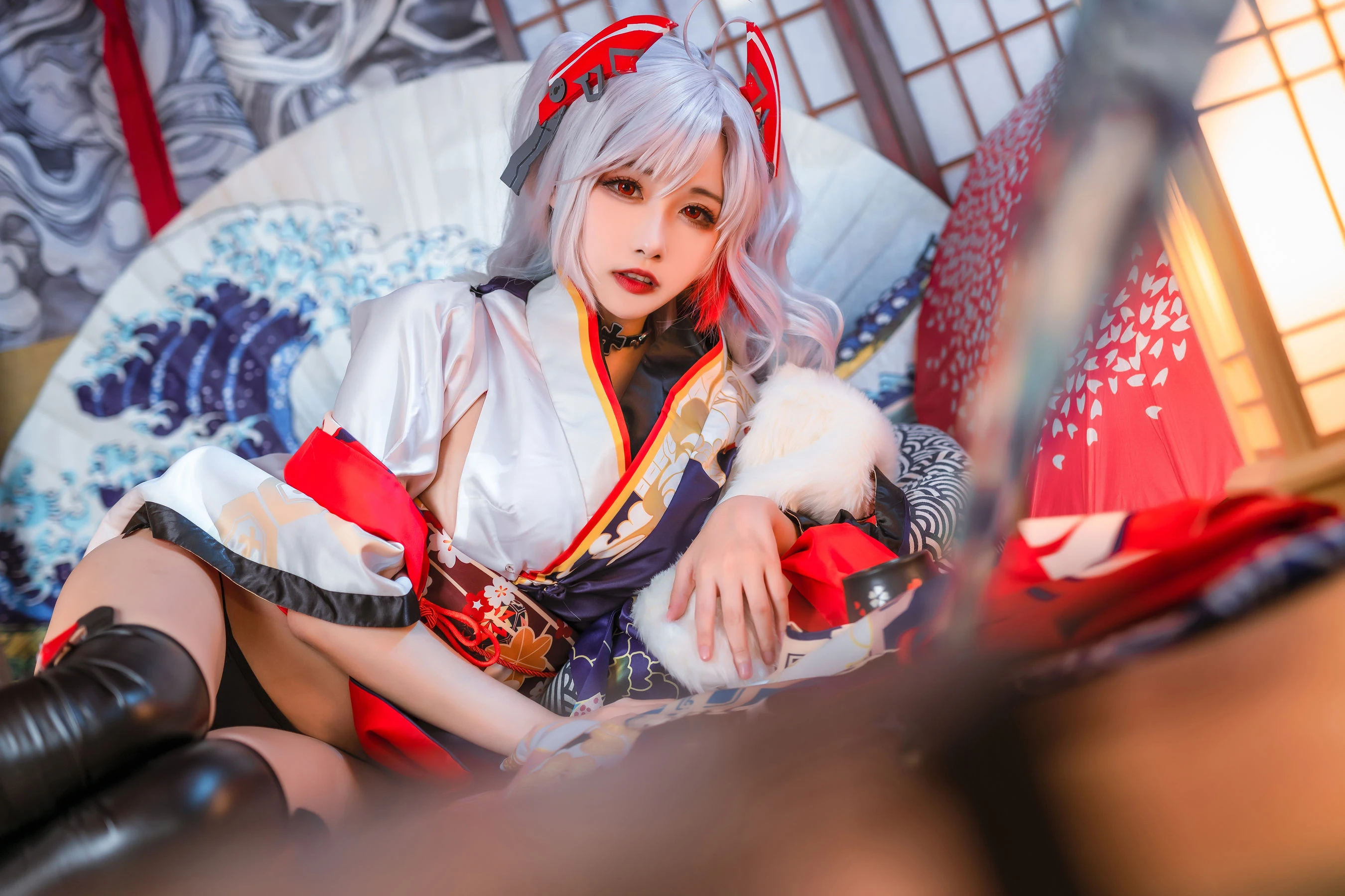 微博妹子Momoko葵葵 – 欧根之和服 [20P]高清在线免费欣赏–微密图社-微密图社