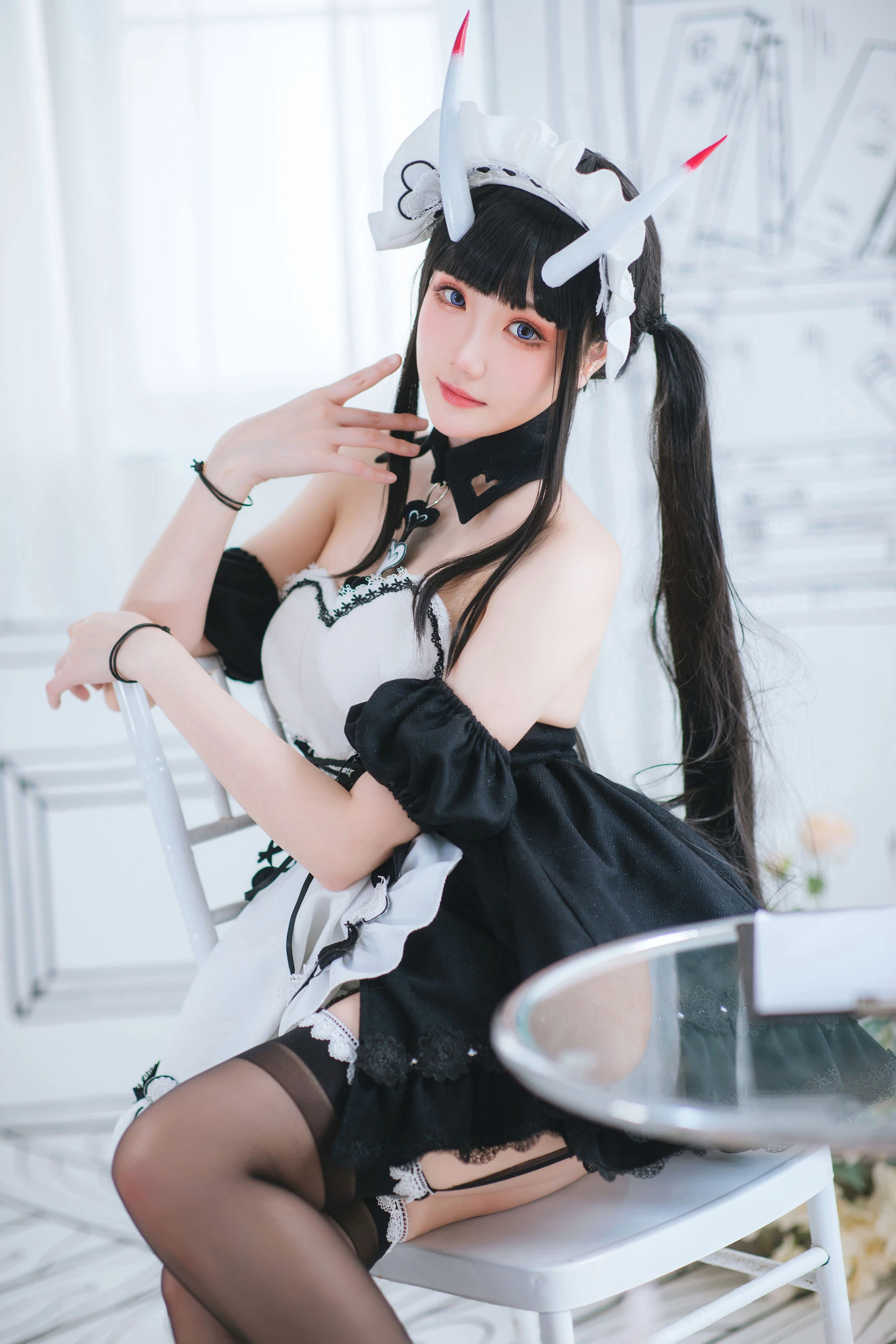 Coser瓜希酱福利 – 能代女仆插图6