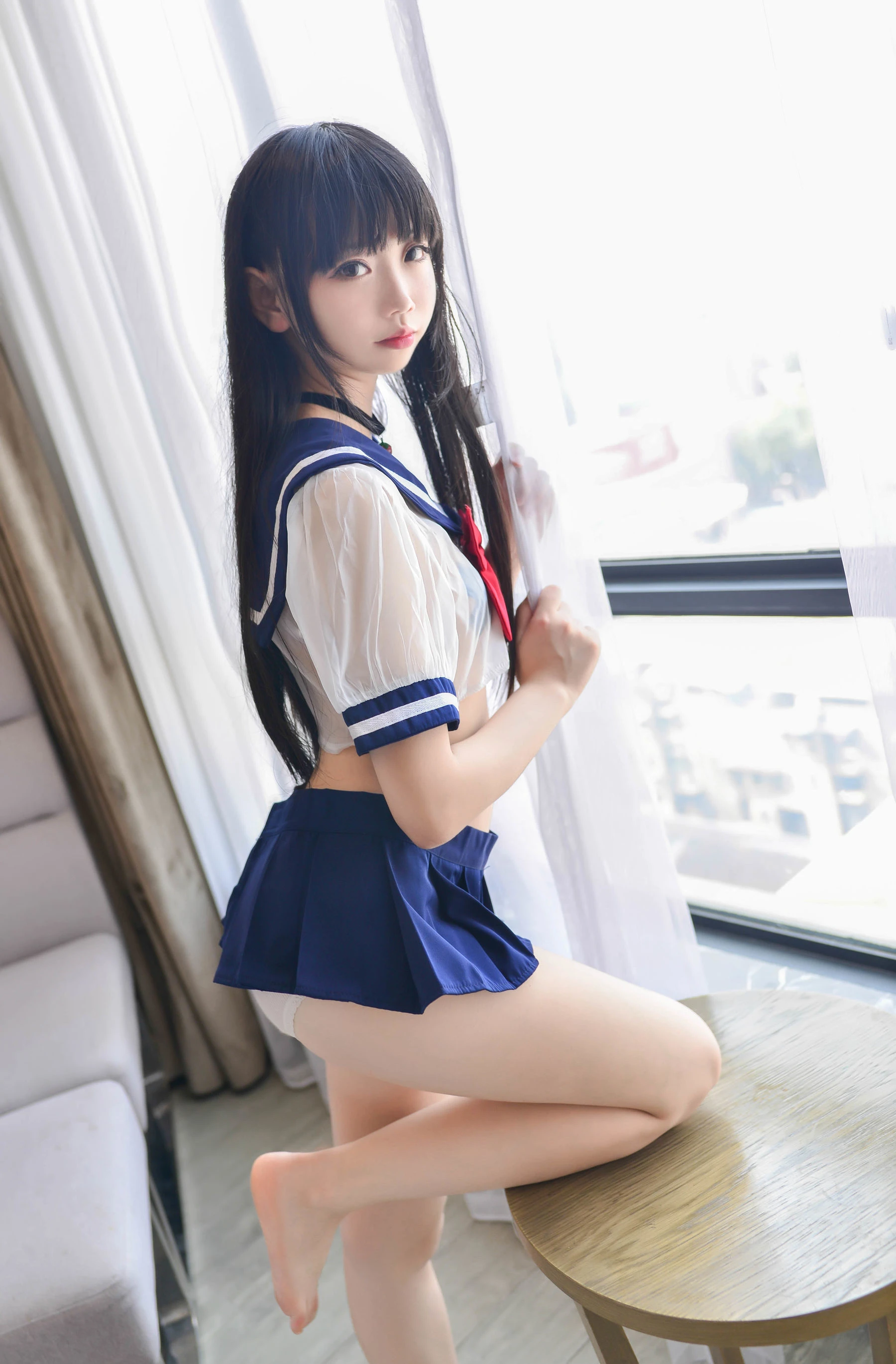 [萝莉COS] 雪琪 – 透明JK [20P]插图2