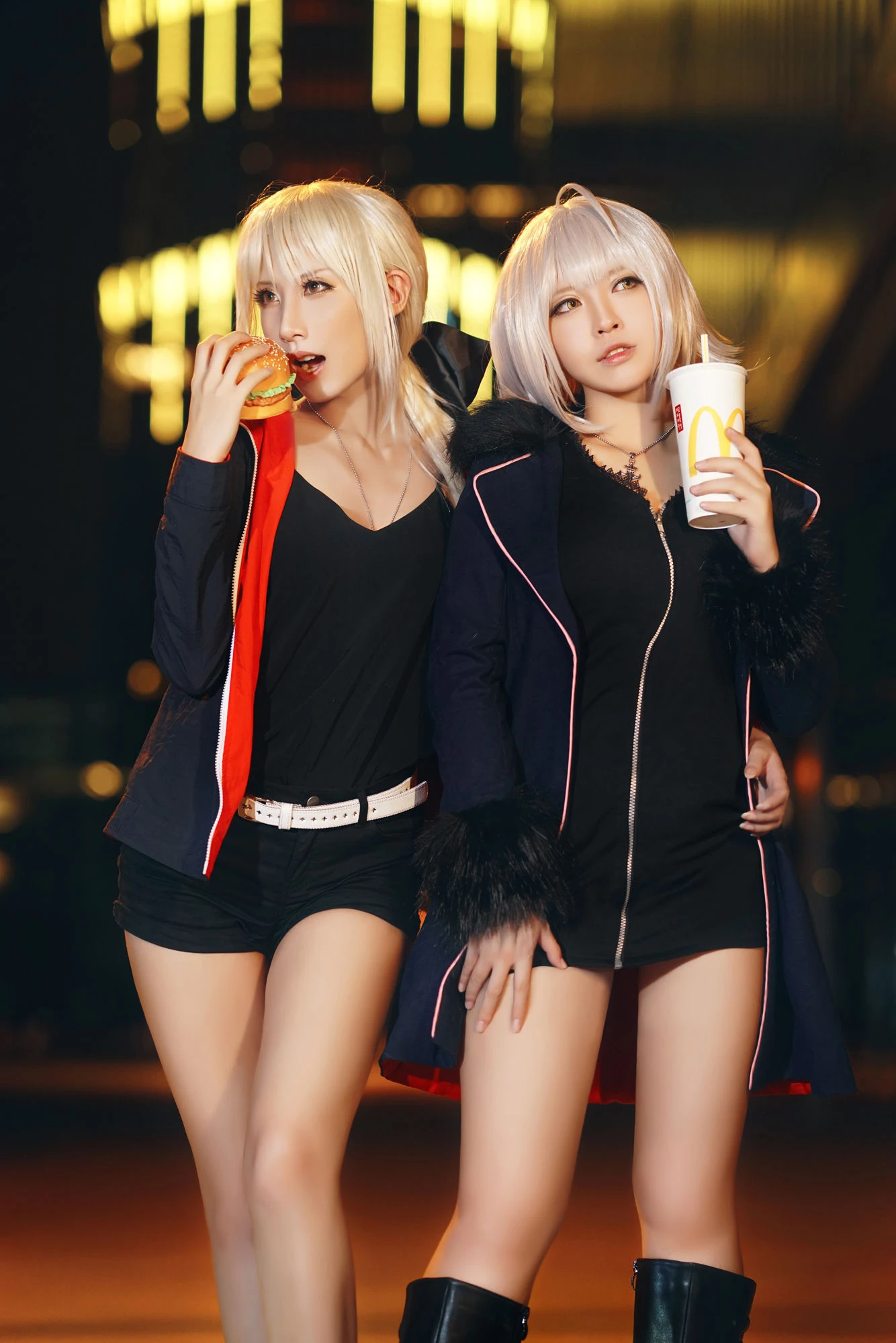 半半子&索索sophia – 黑贞2 [34P]插图5