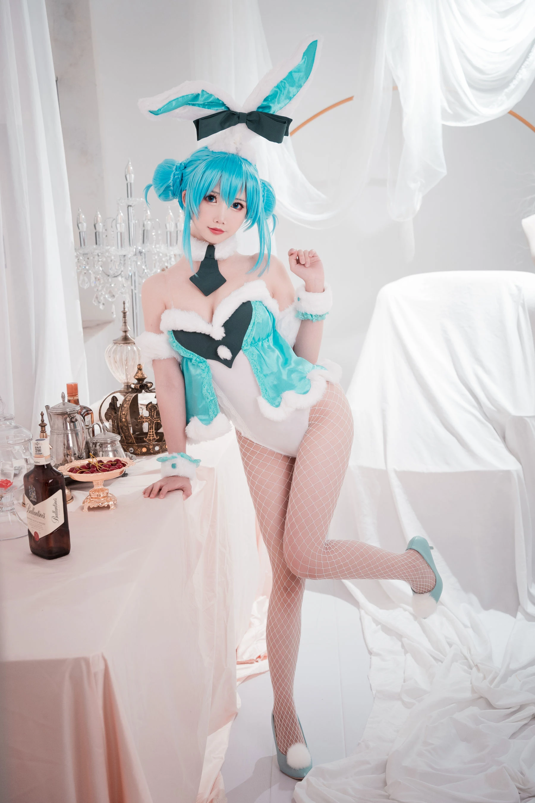 可爱人气Coser面饼仙儿 – 初音兔女郎 [17P]插图4