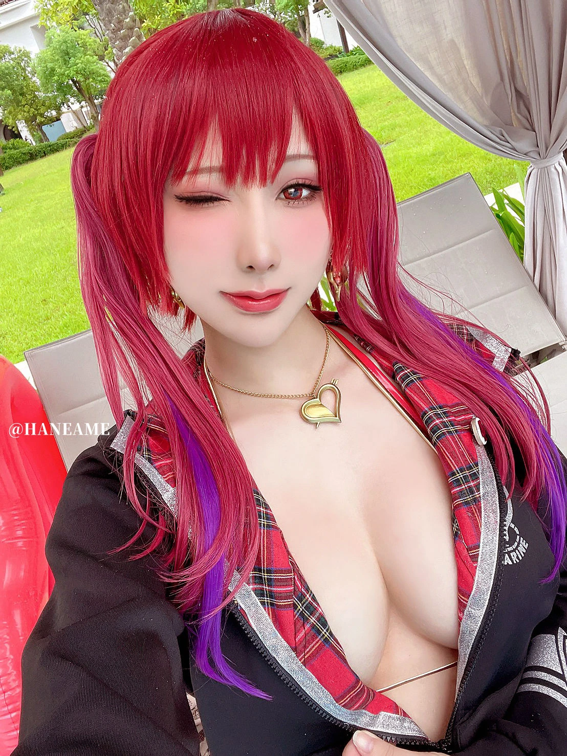 Hane Ame 雨波 – Hololive Marine 船長泳裝插图3