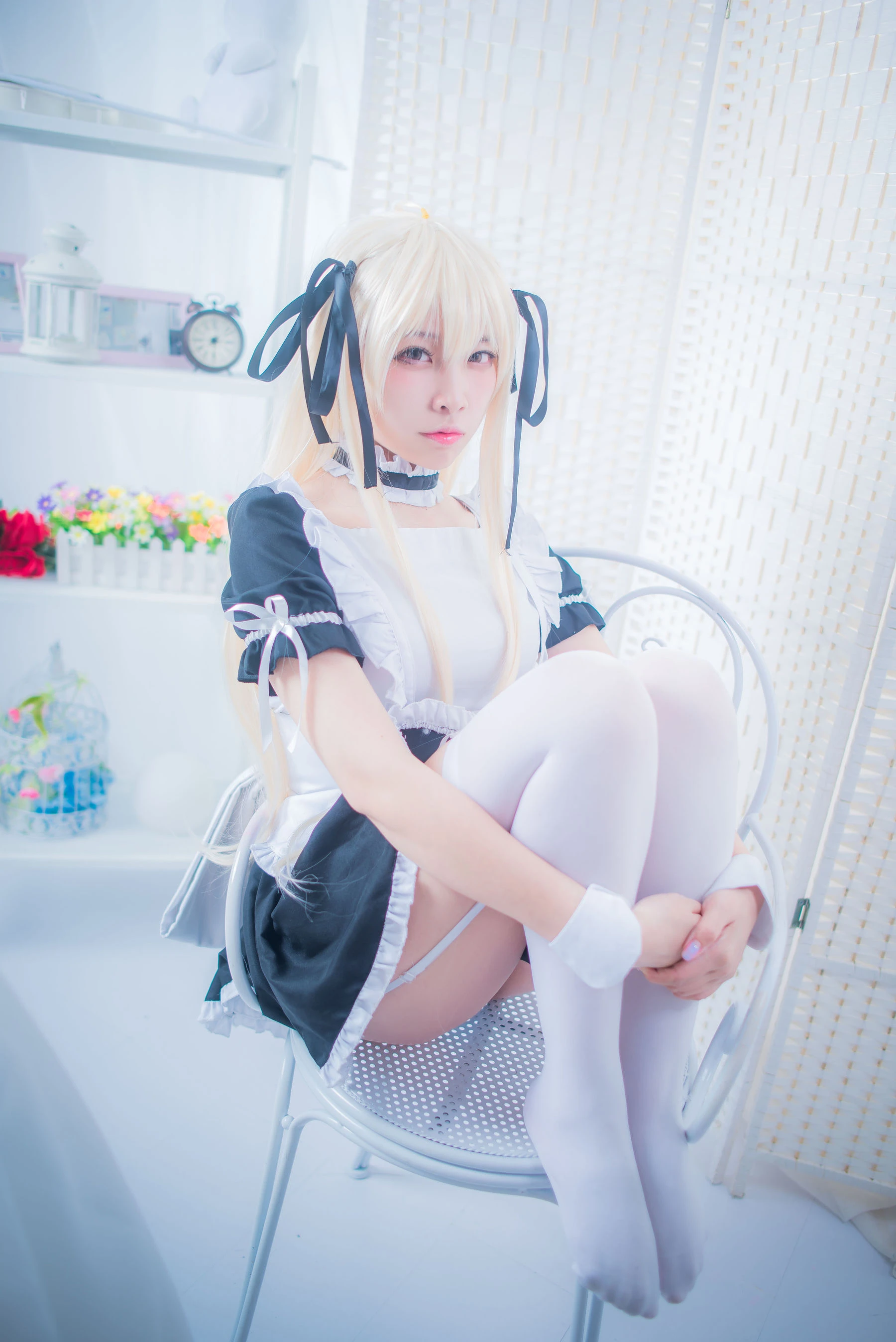 人气Coser二佐Nisa – 穹妹女仆插图6