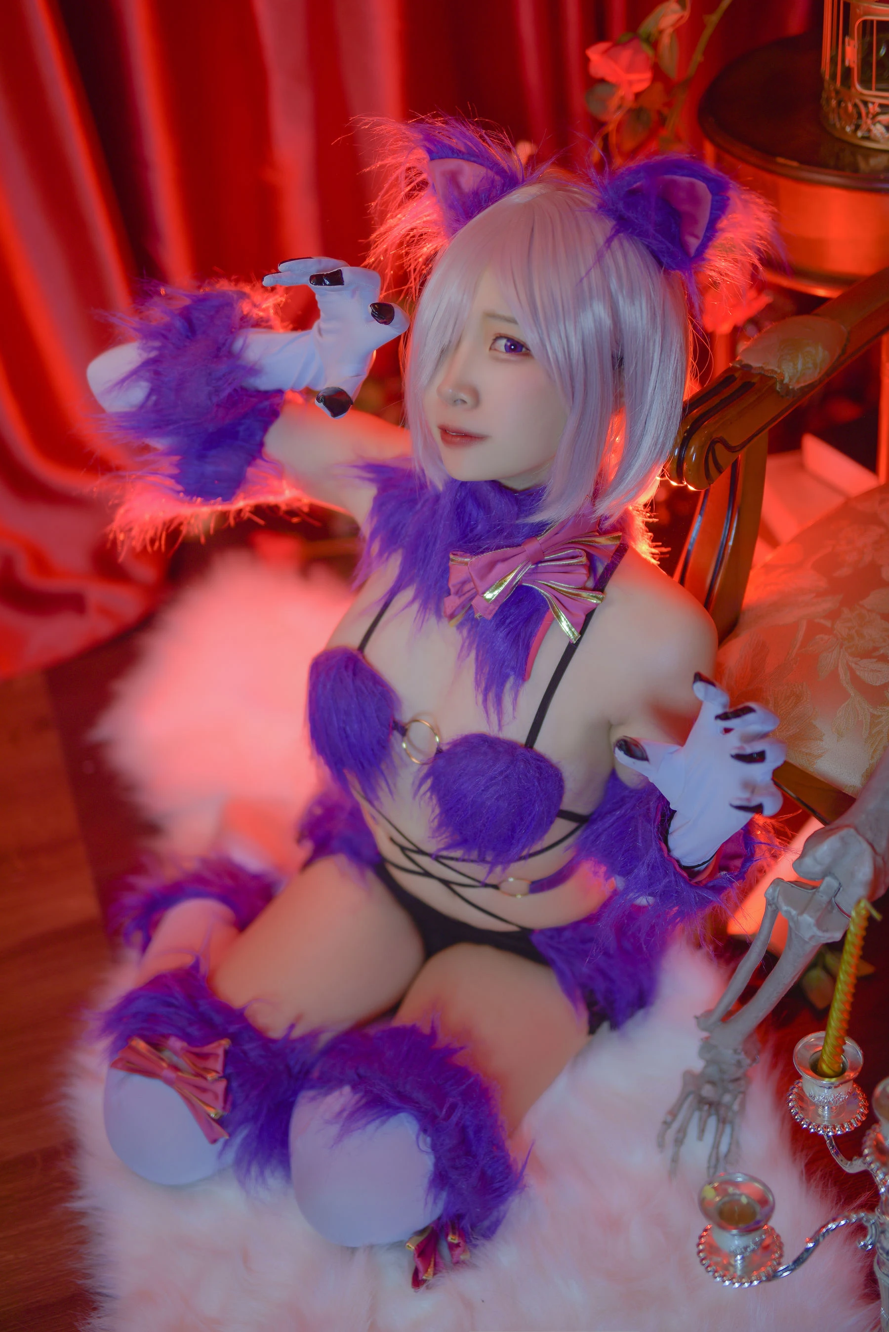 人气Coser二佐Nisa Fate玛修万圣 [23P]插图3