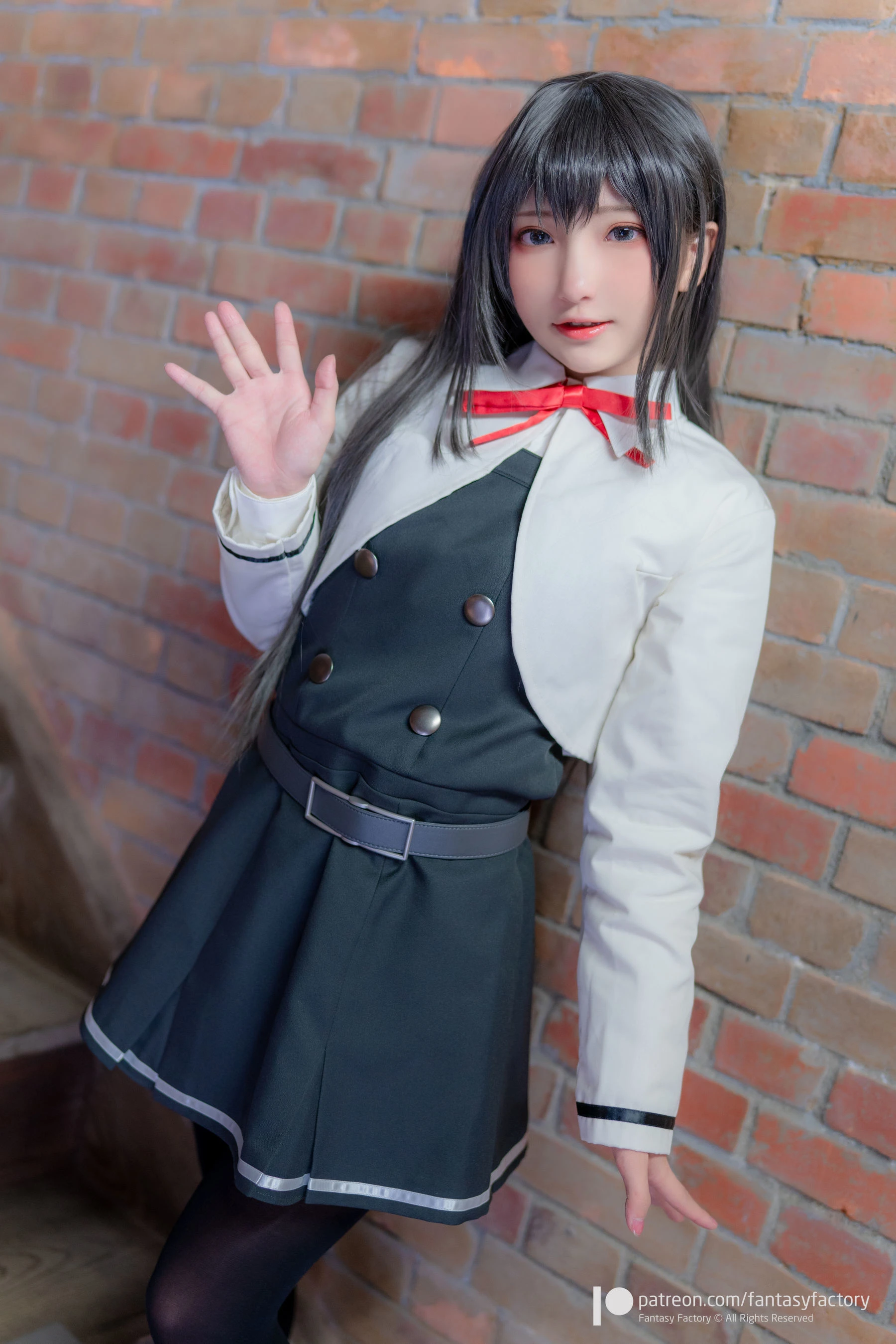 小丁Cosplay 2020.01 [Fantasy Factory] 黑丝 和服 JK插图4