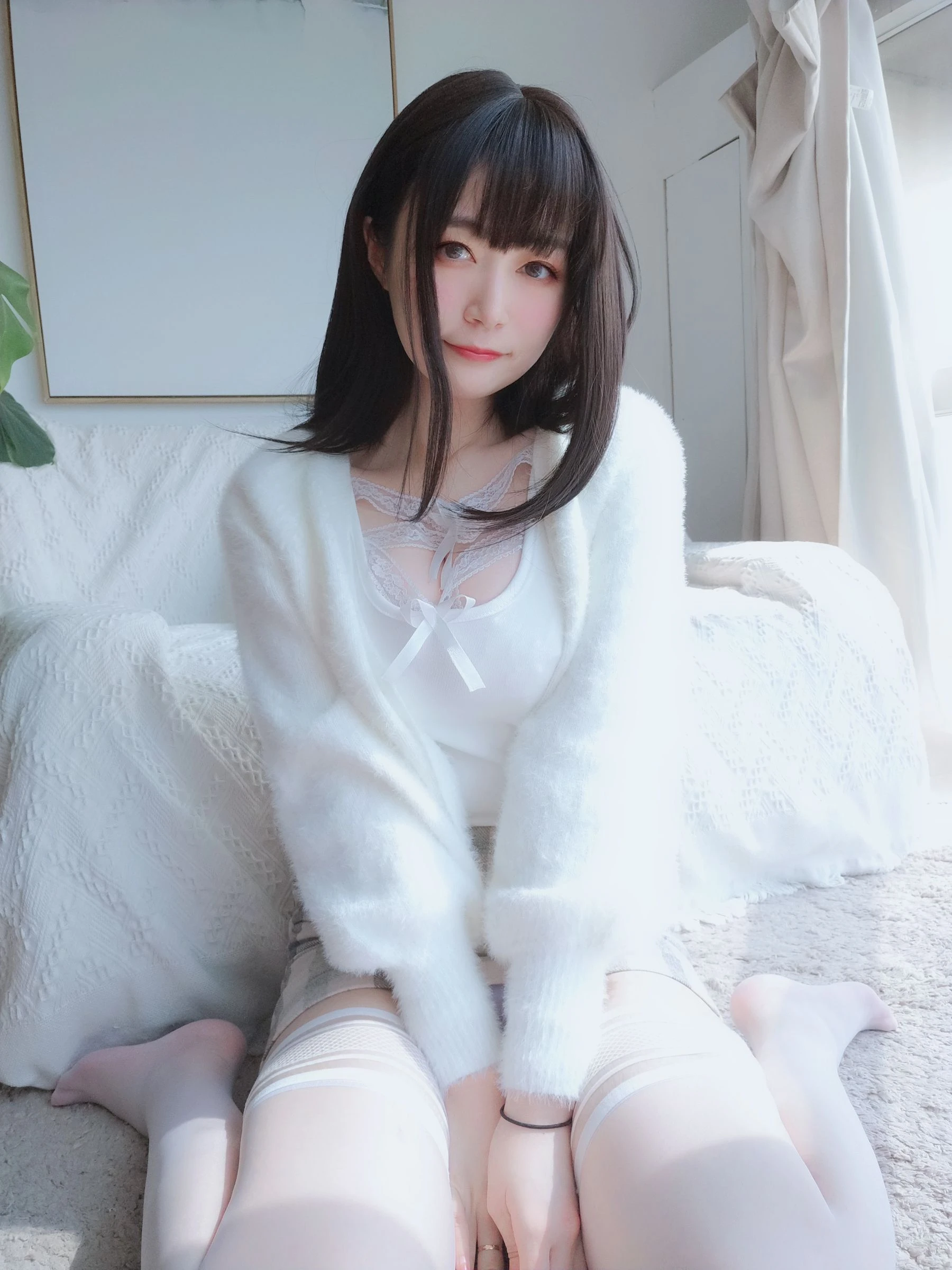 Coser小姐姐白银 – 白蕾丝插图4