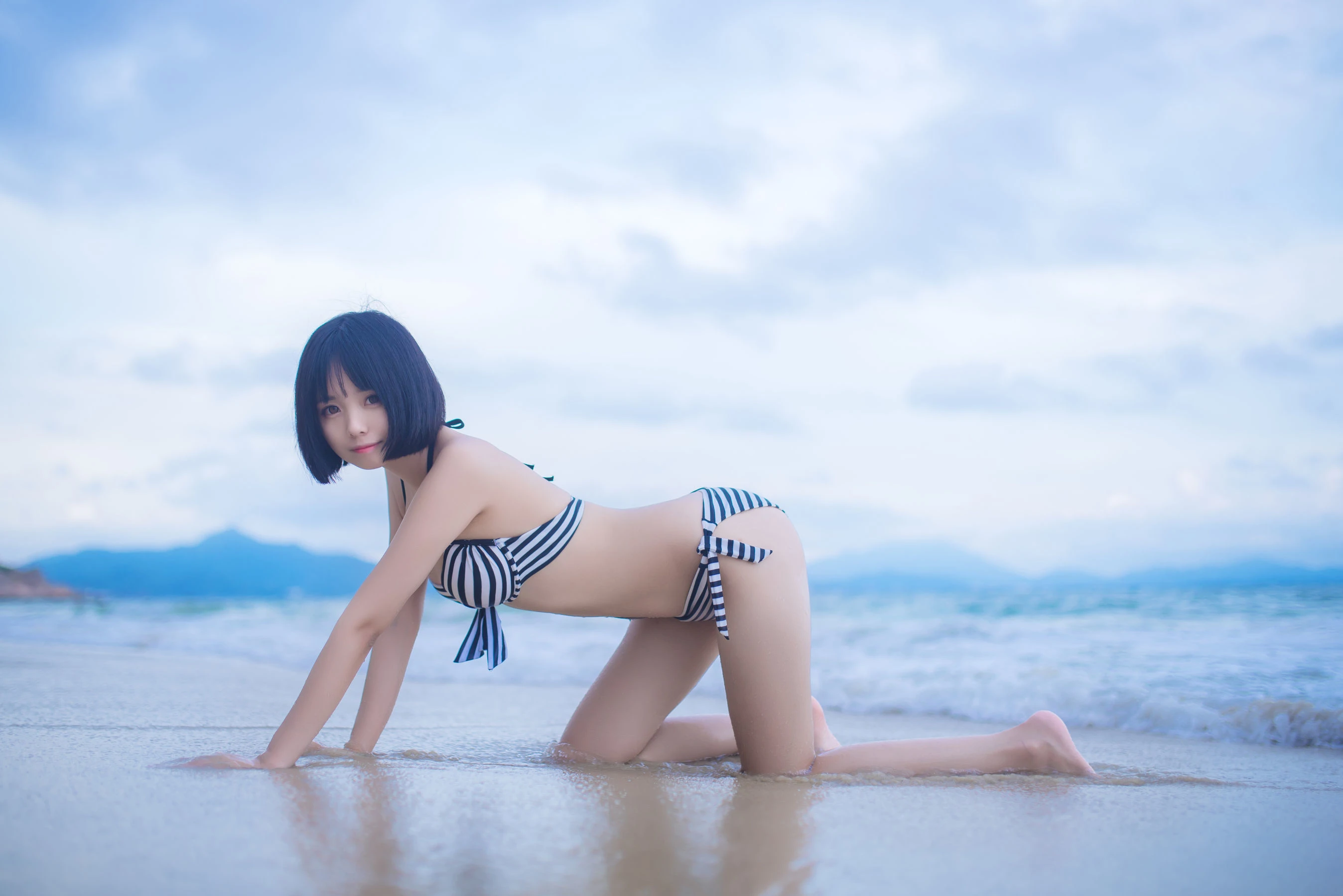 白金Saki – 水着 [27P]插图6