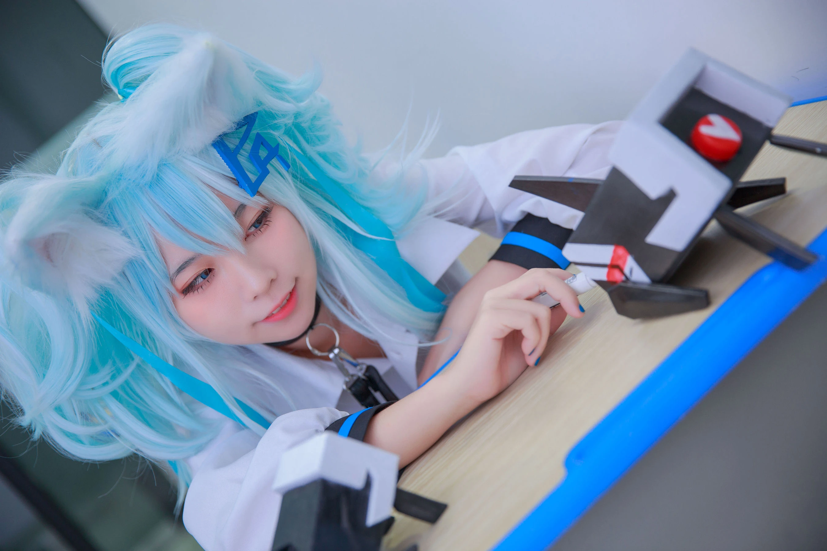 动漫博主G44不会受伤 – 少女前线 PA15校服插图7