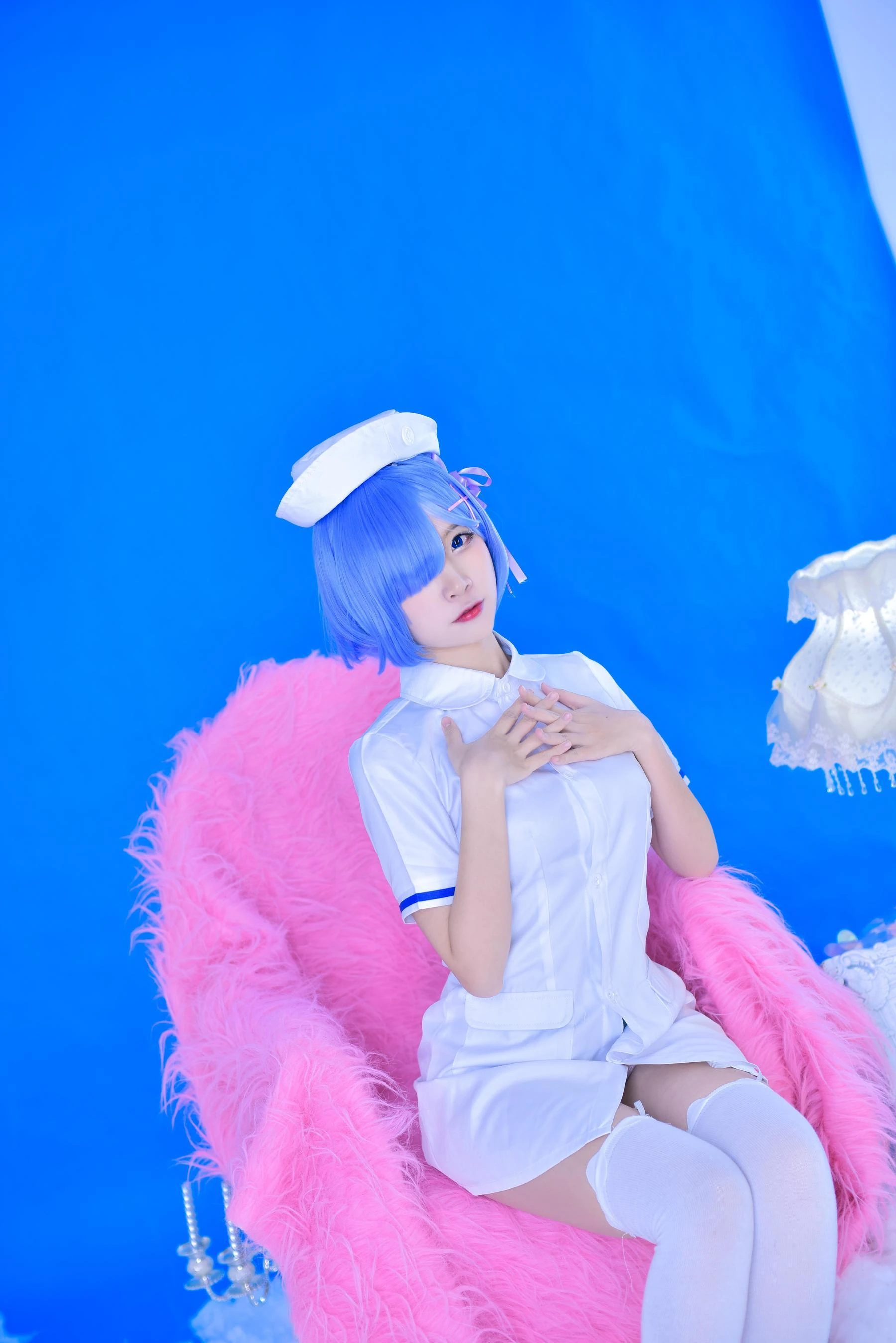 人气Coser二佐Nisa 蕾姆护士插图4