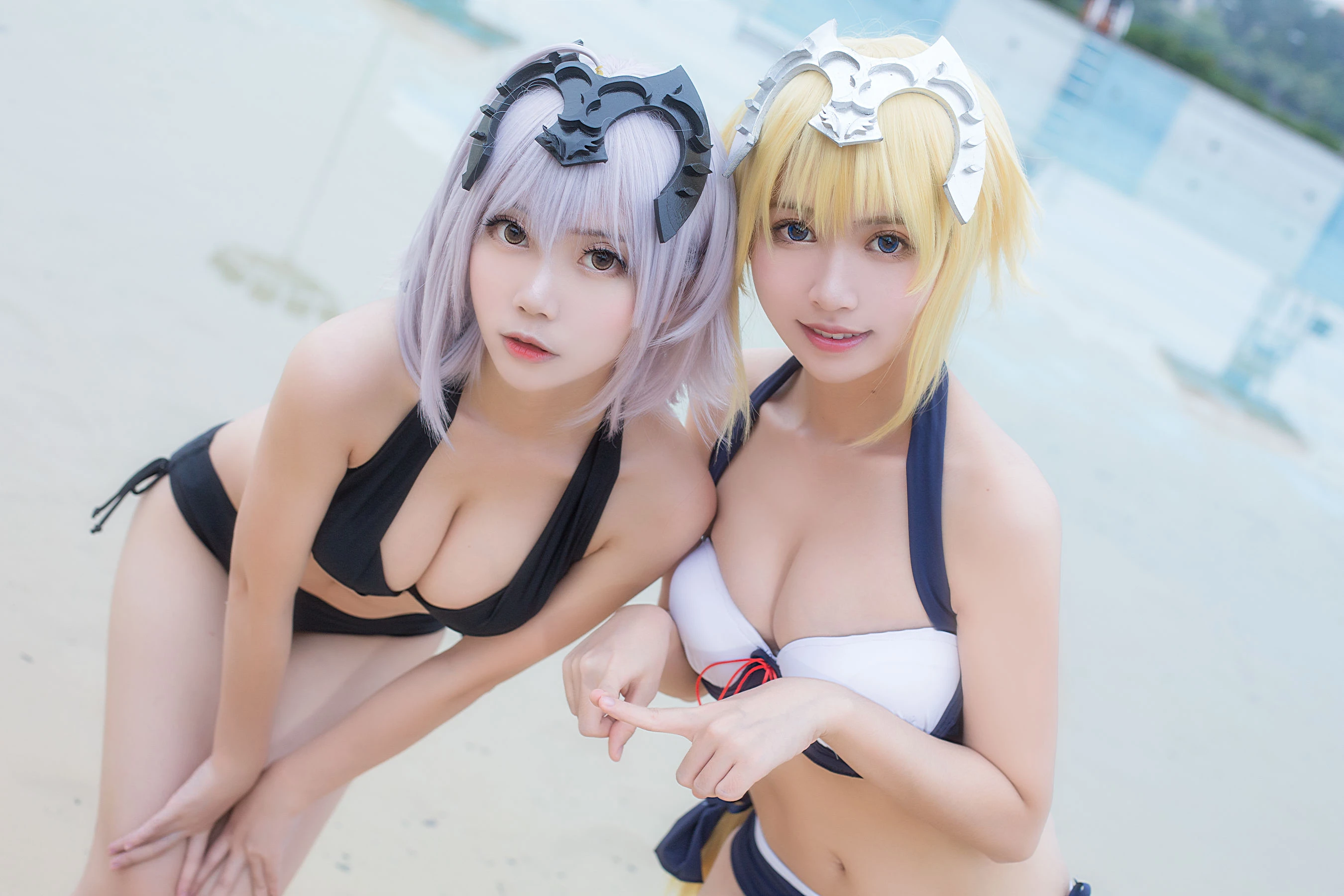 超人气Coser鳗鱼霏儿&大肉丸Amiee 贞德插图7