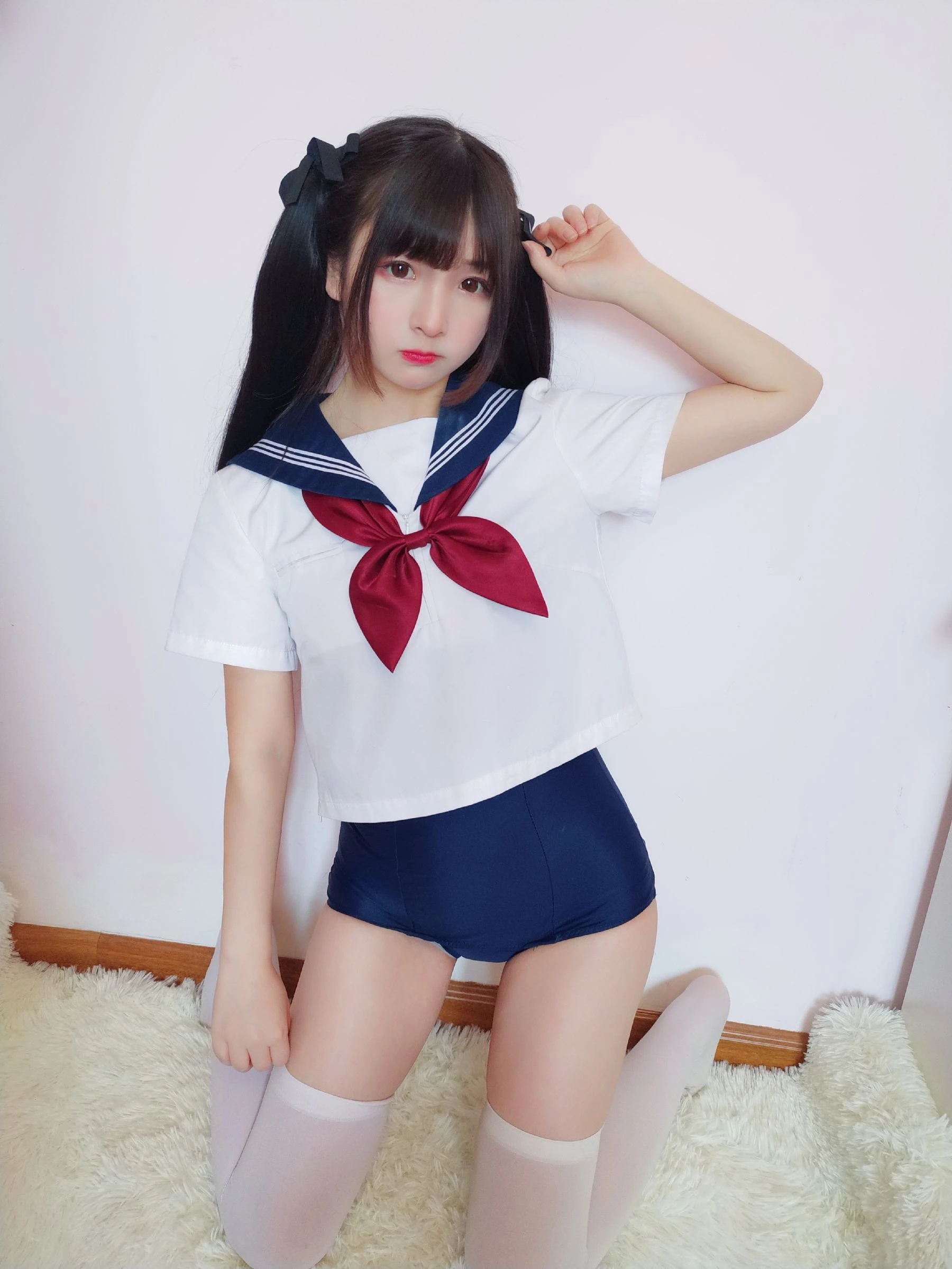 二次元美女古川kagura 水手服死库水插图6