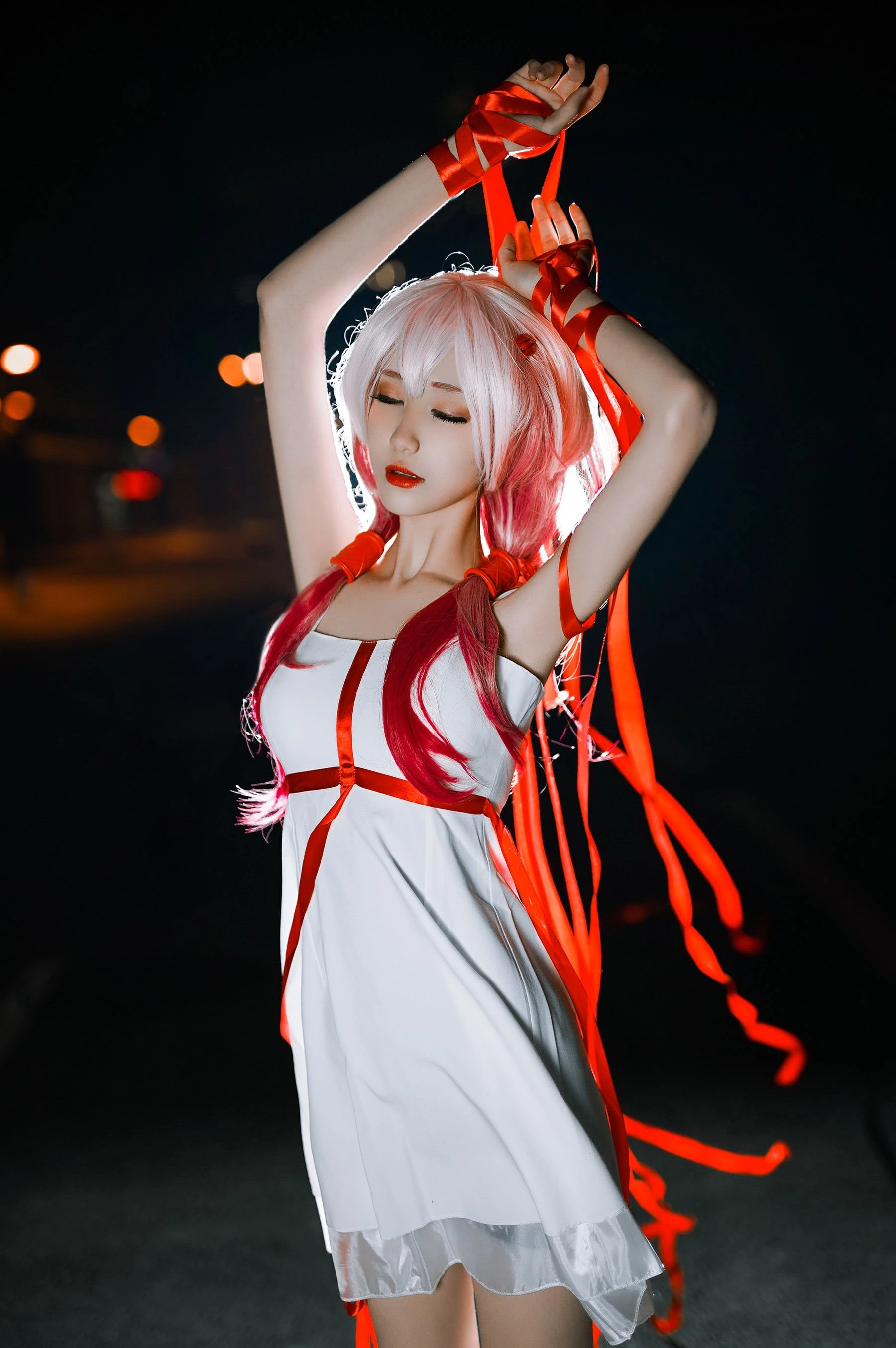 动漫博主南桃Momoko – 楪祈白裙插图8