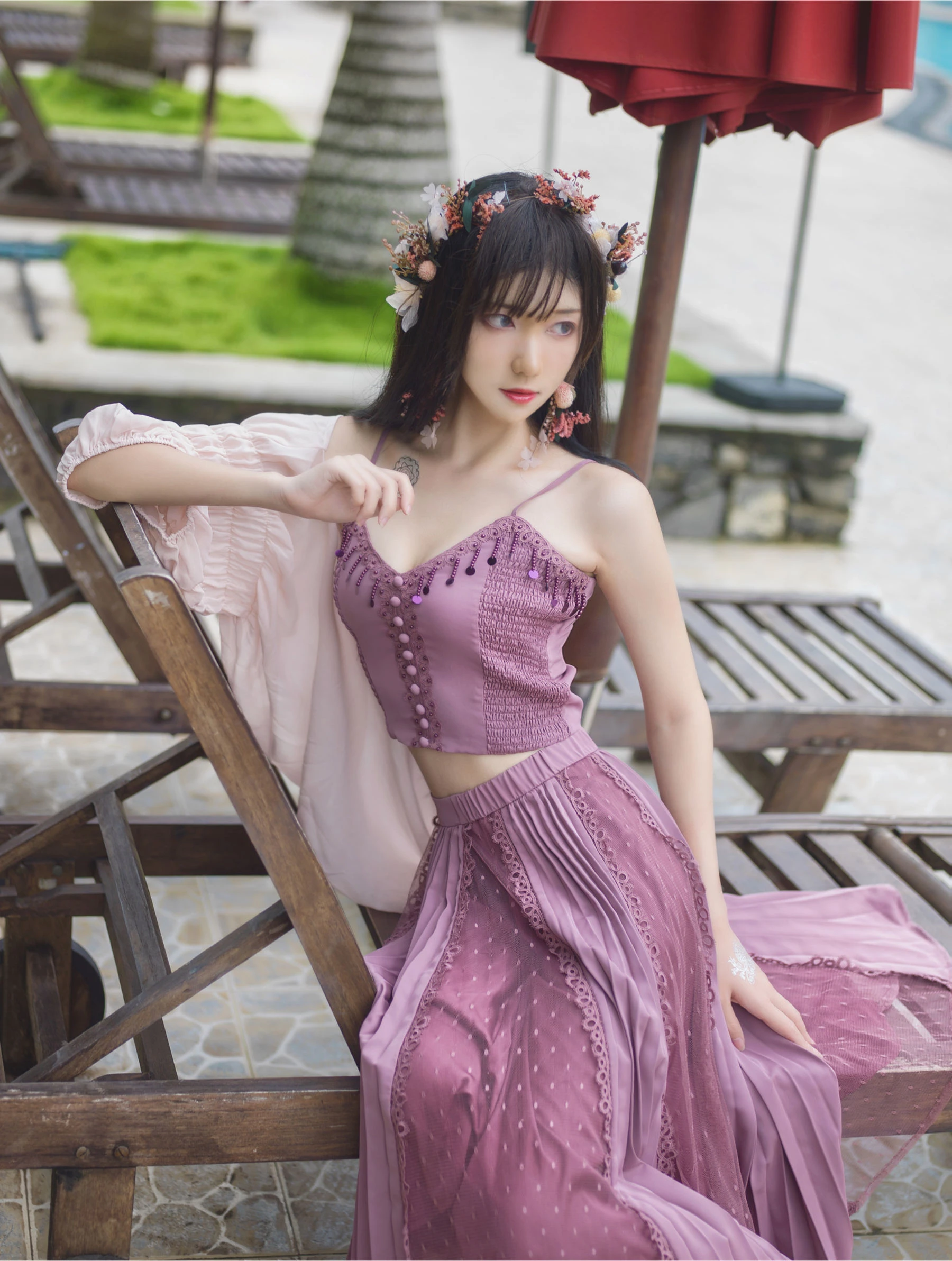 动漫博主南桃Momoko – 紫日常插图2