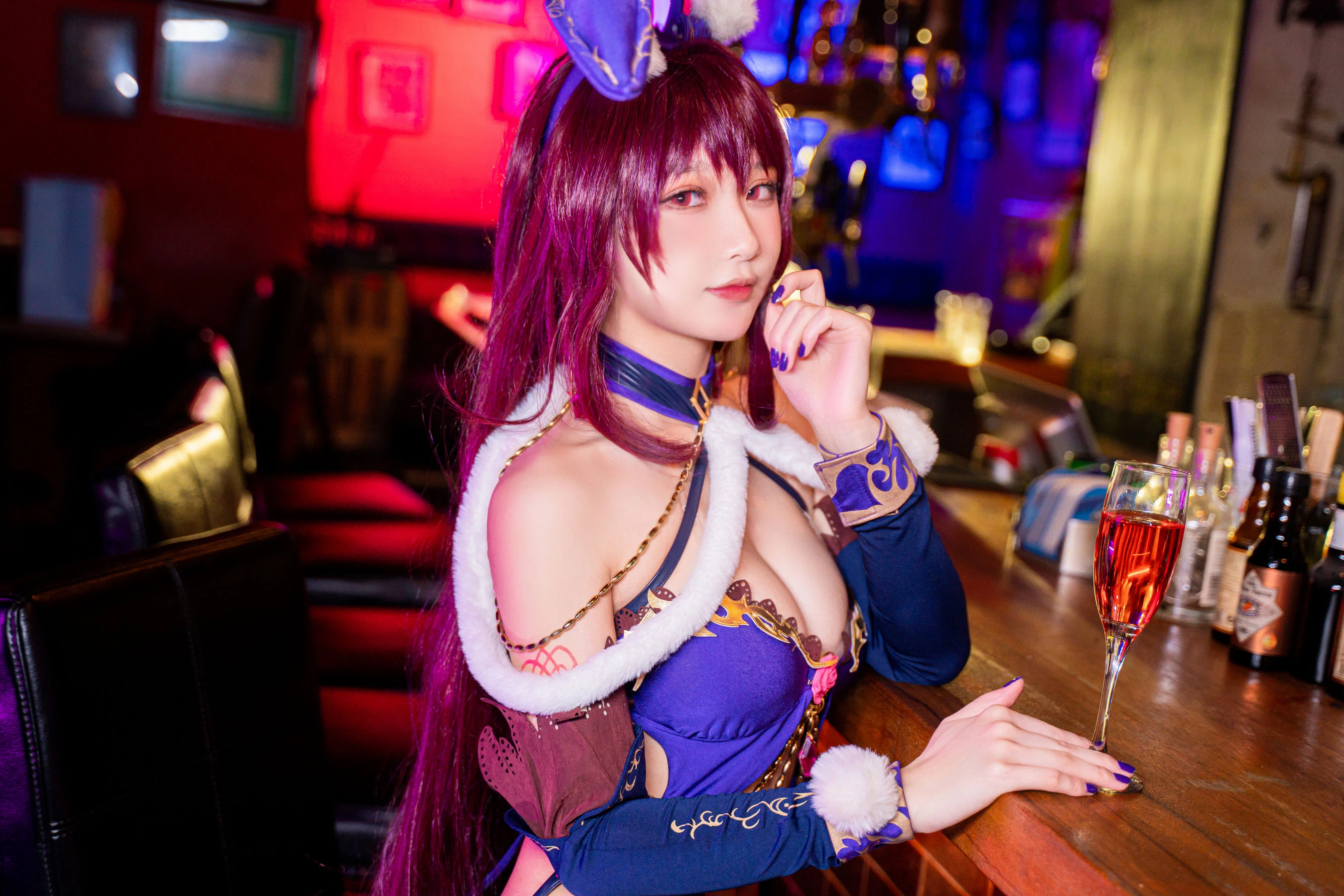 动漫博主阿包也是兔娘 – 斯卡哈兔女郎插图2