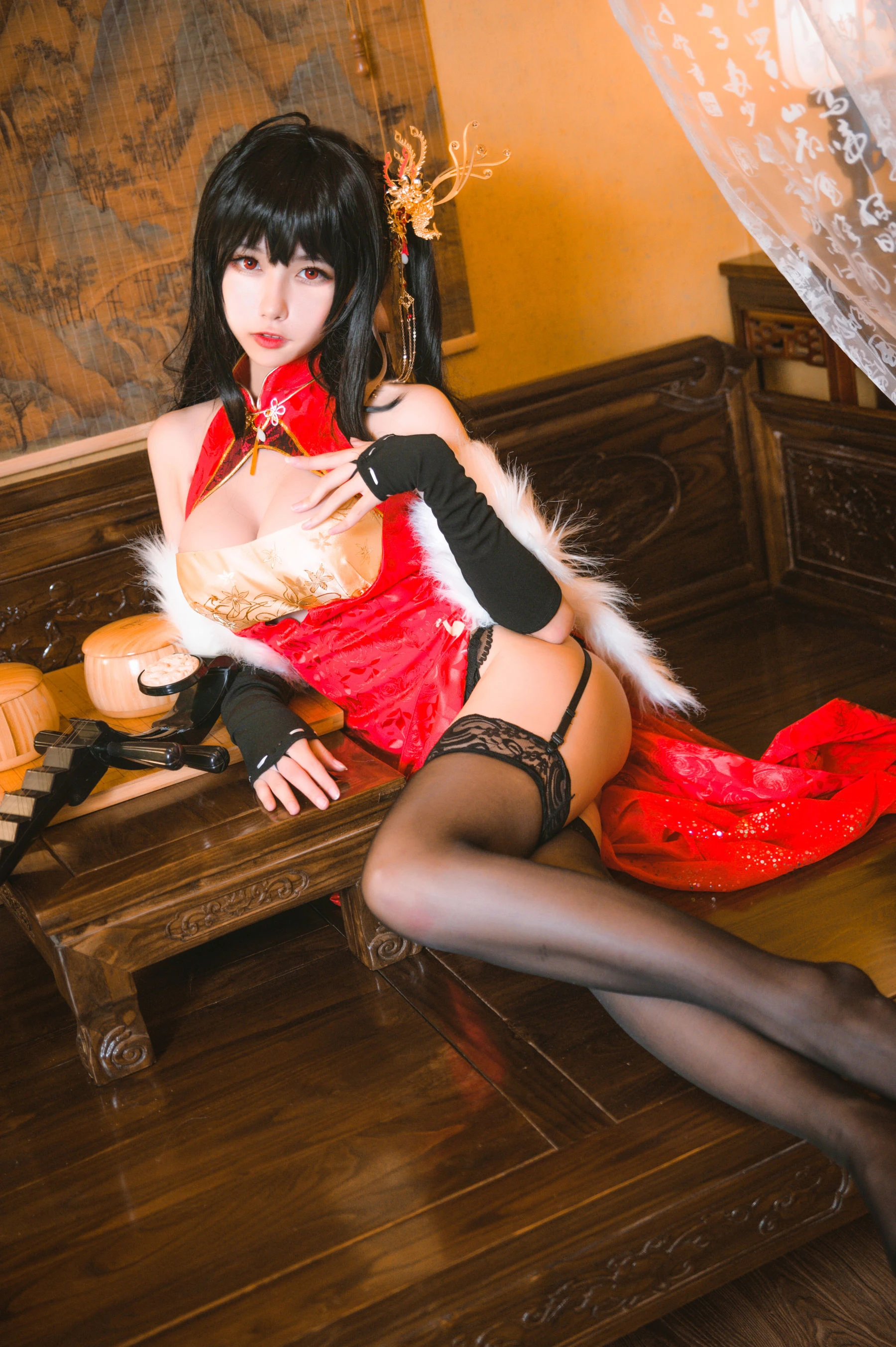 微博妹子Momoko葵葵 – 大凤之旗袍插图2