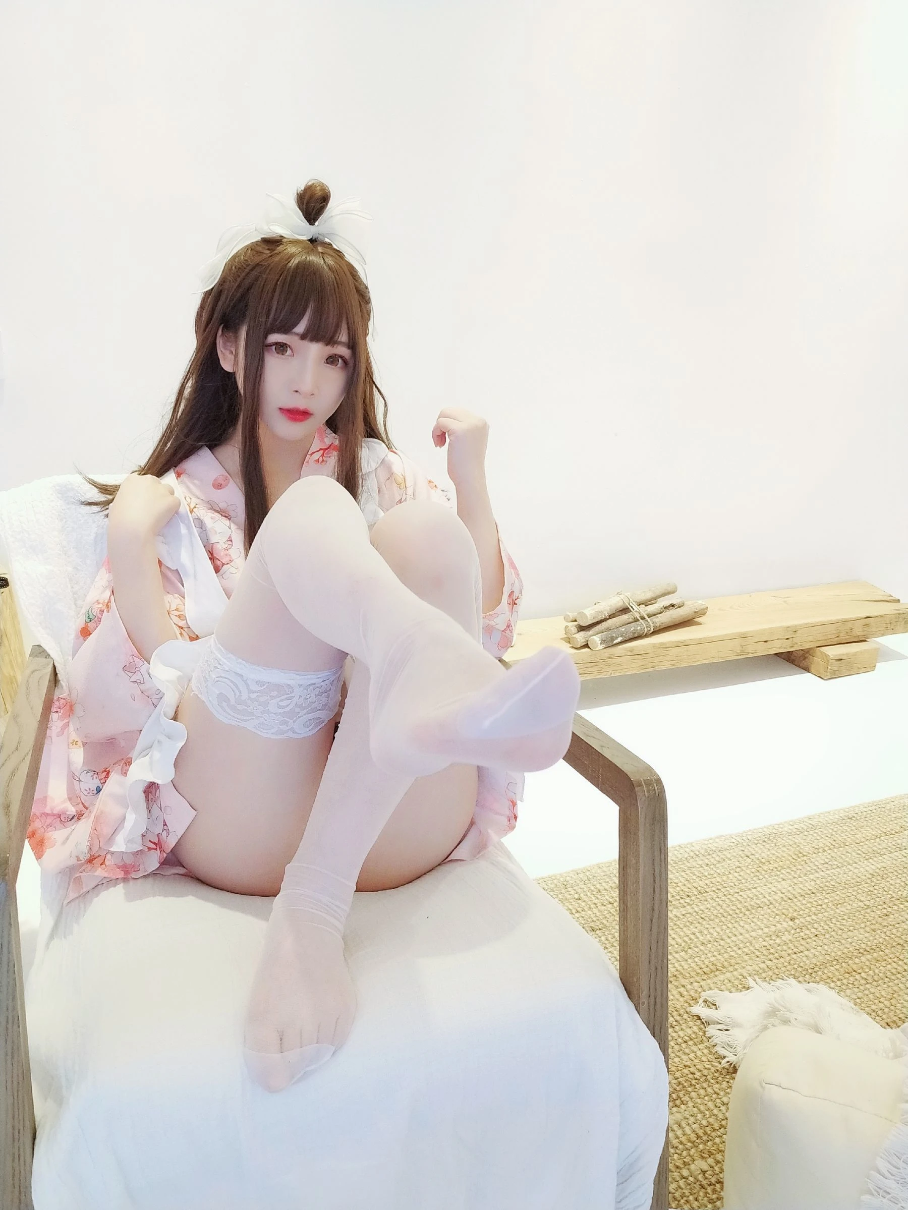 二次元美女古川kagura 浴衣女仆插图5