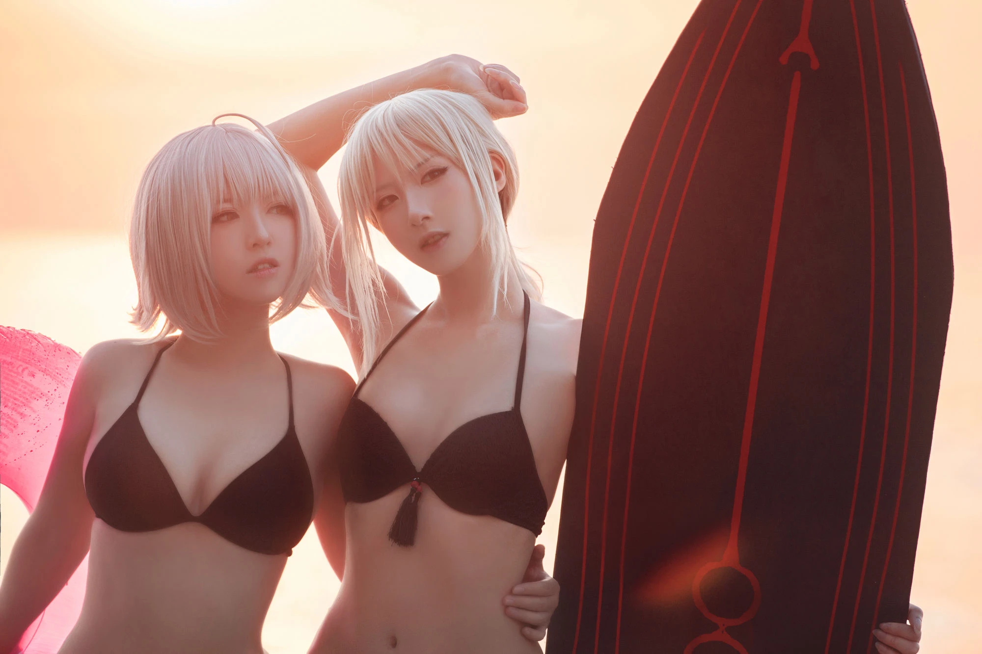 半半子&索索sophia – 海边泳装插图8