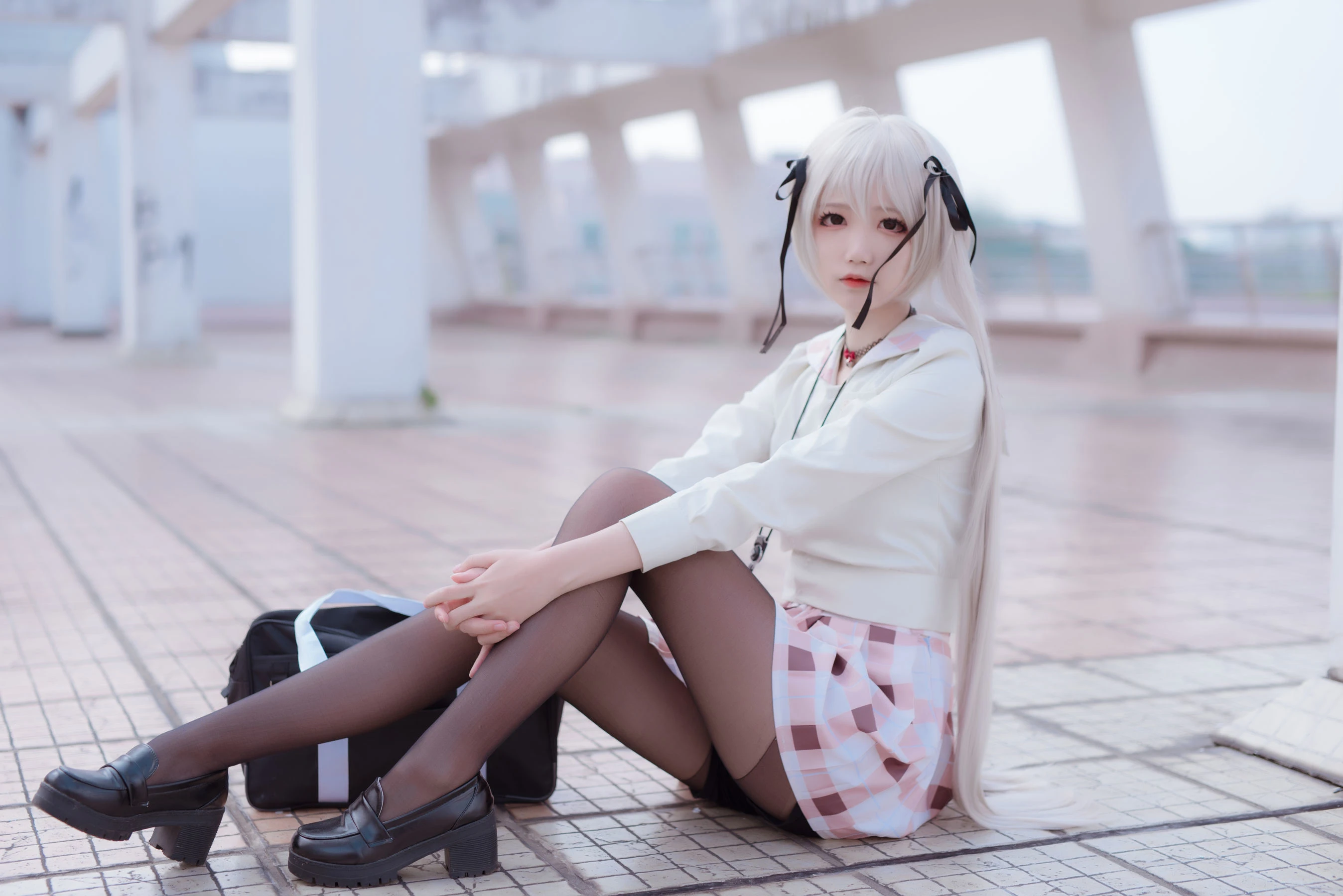 清纯少女五更百鬼 校服穹插图7