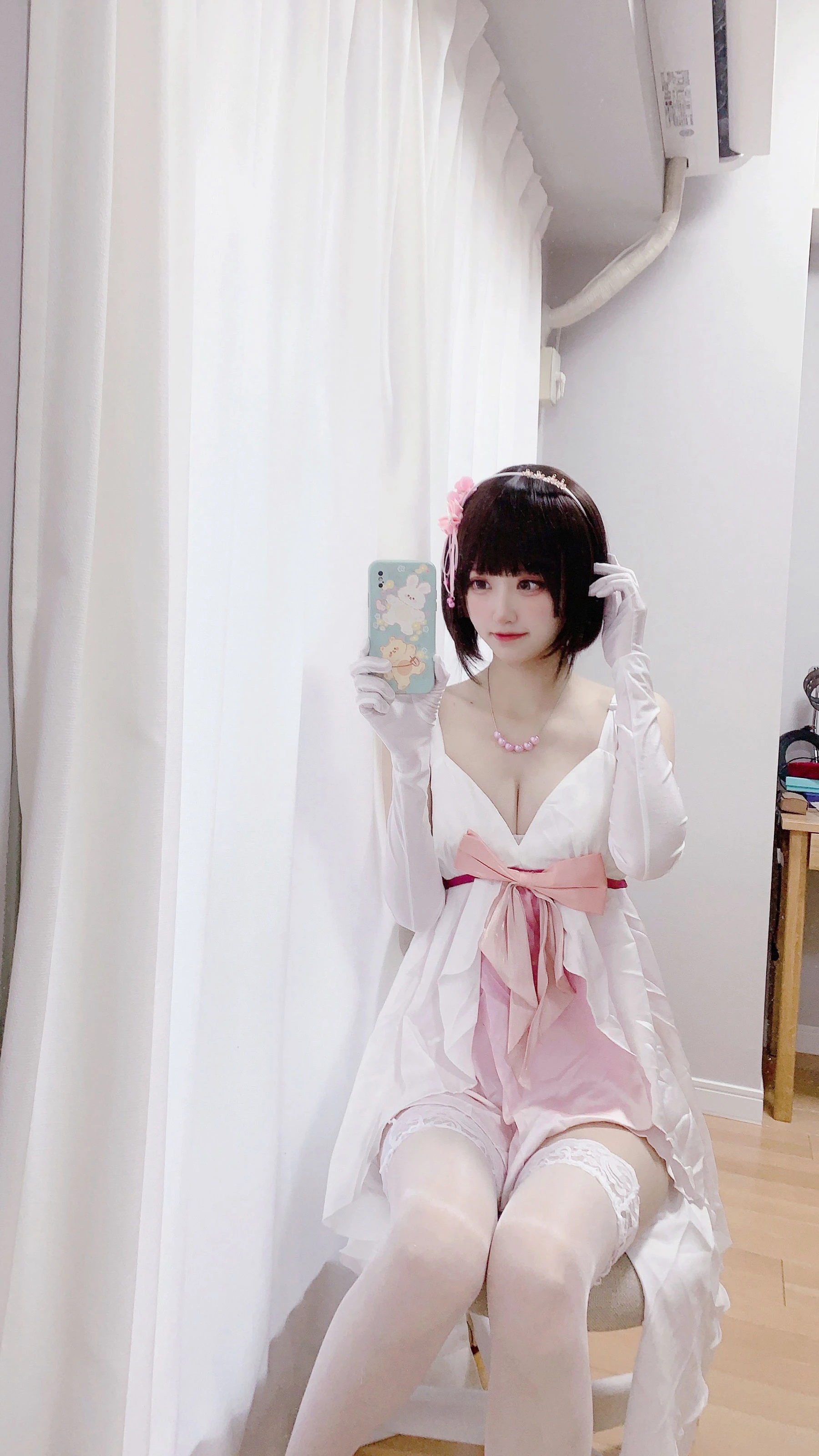 千阳(ちよ) – 加藤惠礼服cos插图2