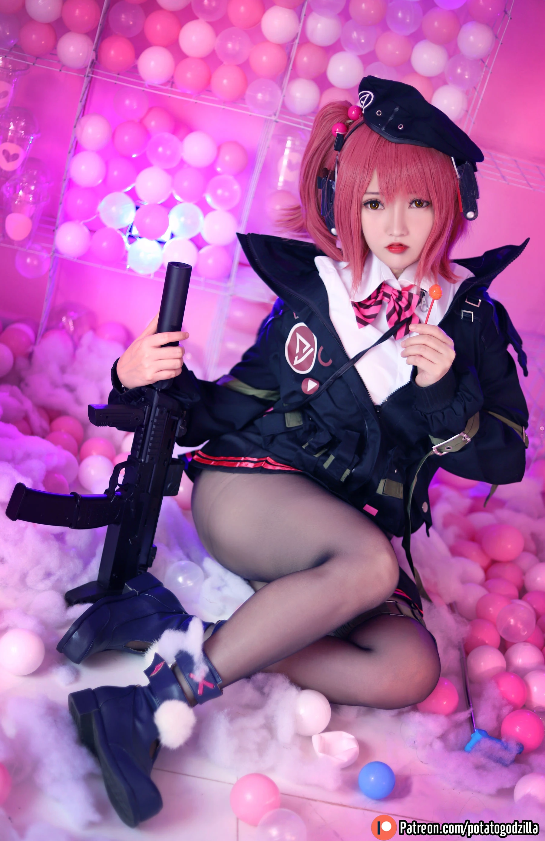 Coser小姐姐Potato Godzilla – MP7 (Girls Frontline)插图2