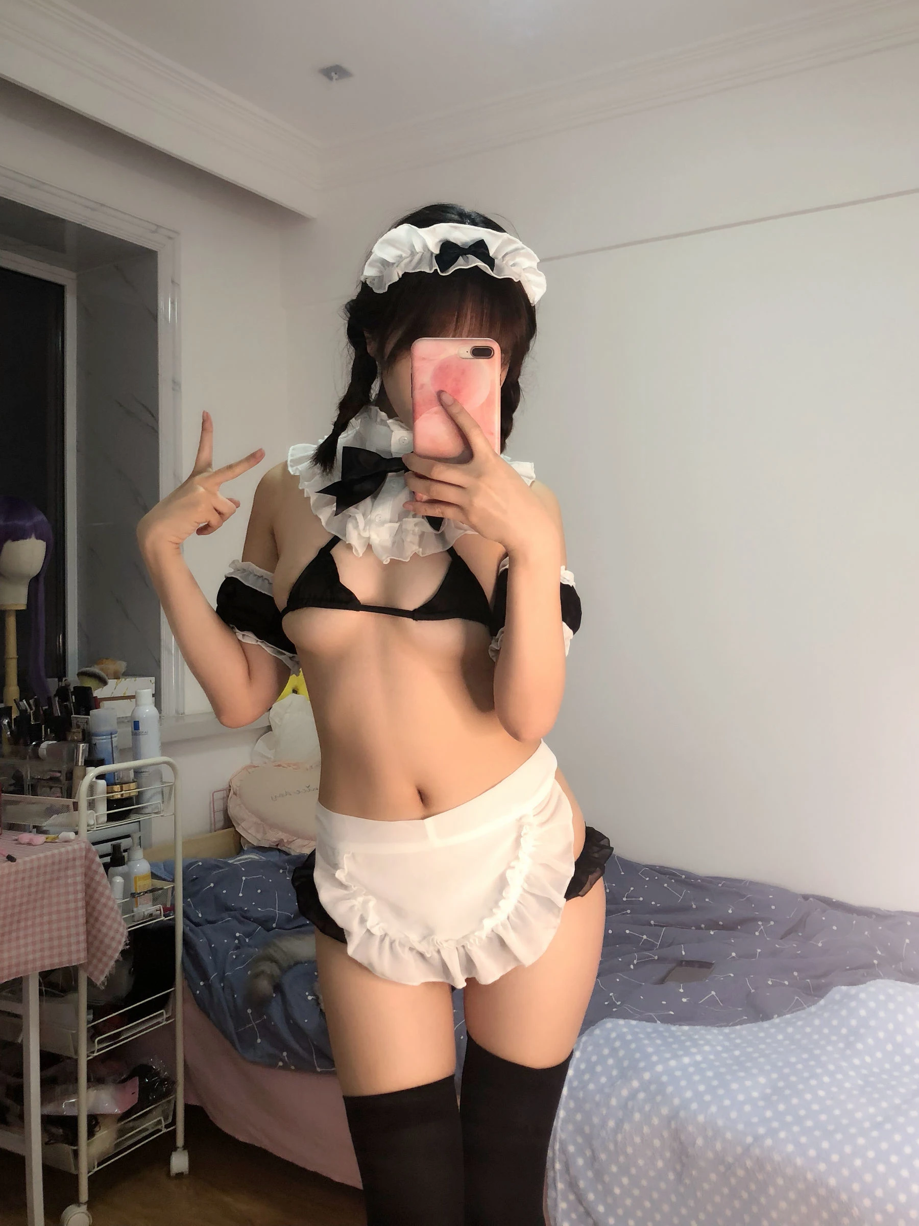 动漫博主雯妹 自拍本（1号本）女仆高清在线免费欣赏–微密图社-微密图社